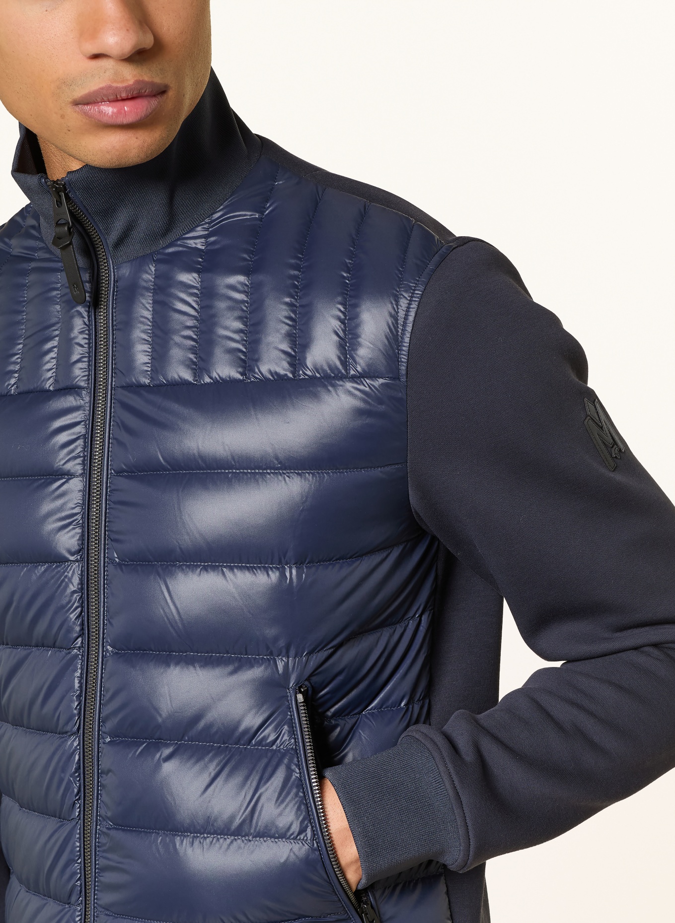 Mackage Doudoune COLLIN en mélange de matières: BLEU FONCÉ