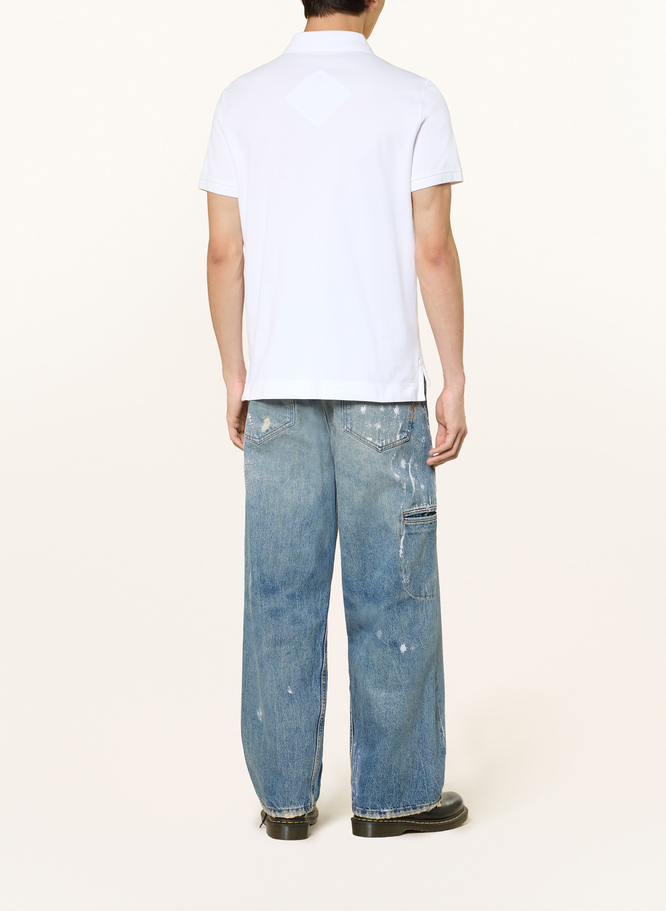 CANADA GOOSE Piqué-Poloshirt BECKLEY: WEISS