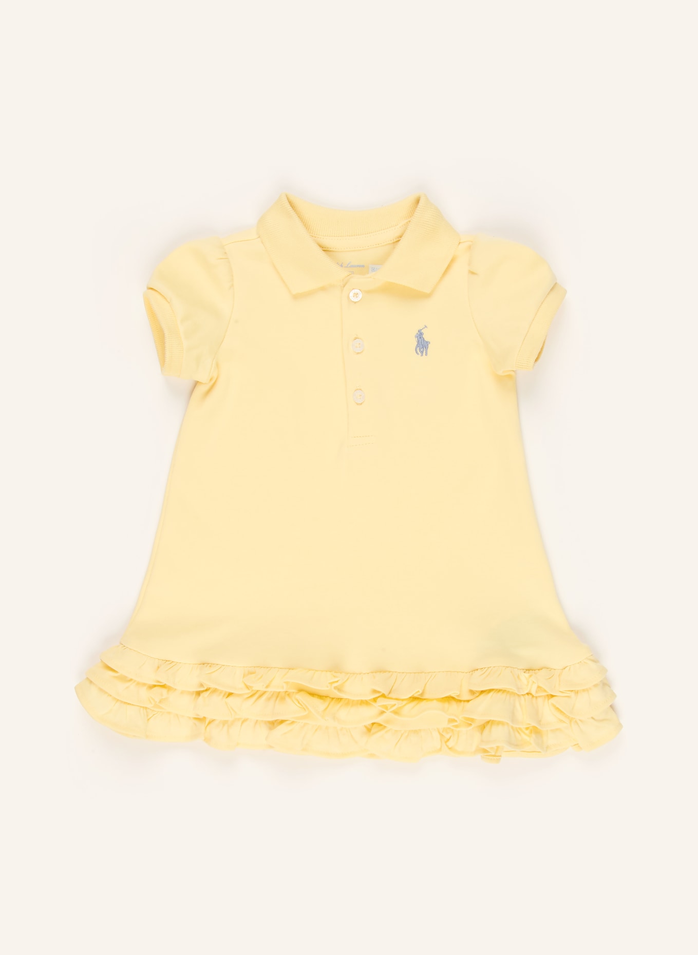 POLO RALPH LAUREN Zestaw: Sukienka polo i spodnie: JASNOŻÓŁTY