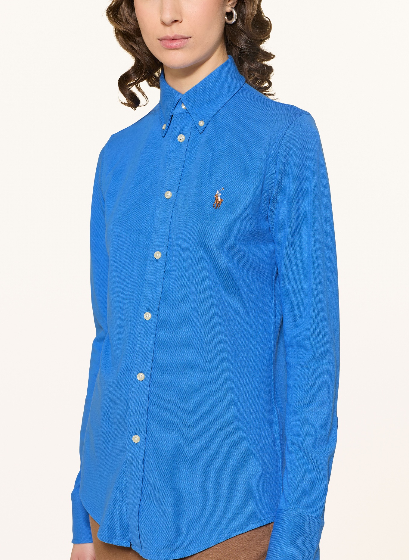 POLO RALPH LAUREN Košilová halenka: MODRÁ