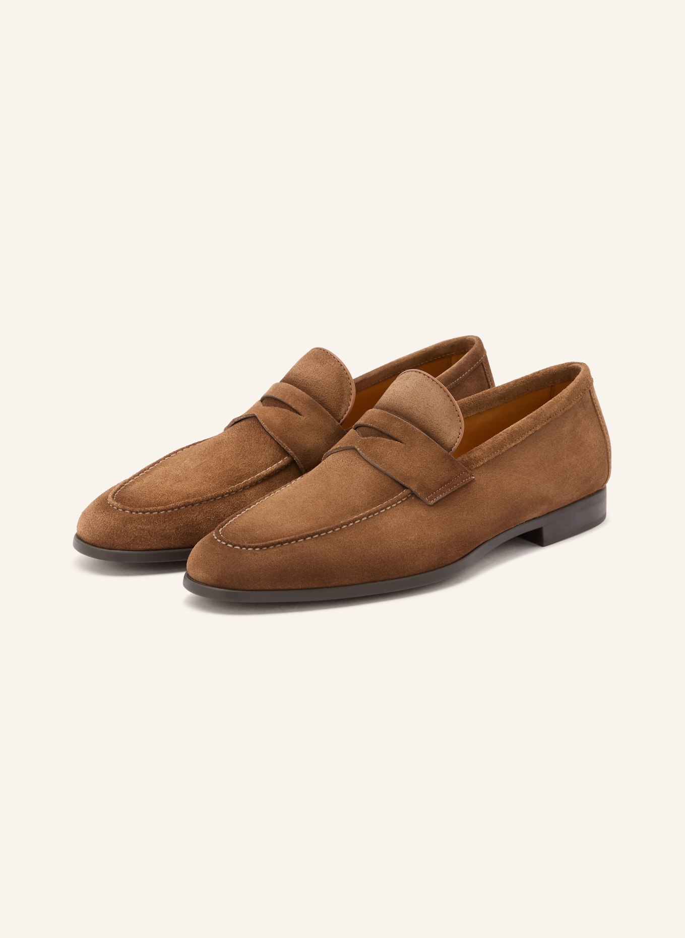 MAGNANNI Penny loafers DIEZMA: COGNAC