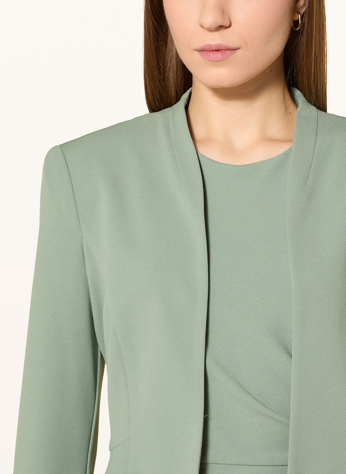 SWING Bolero with 3/4 sleeves: LIGHT GREEN