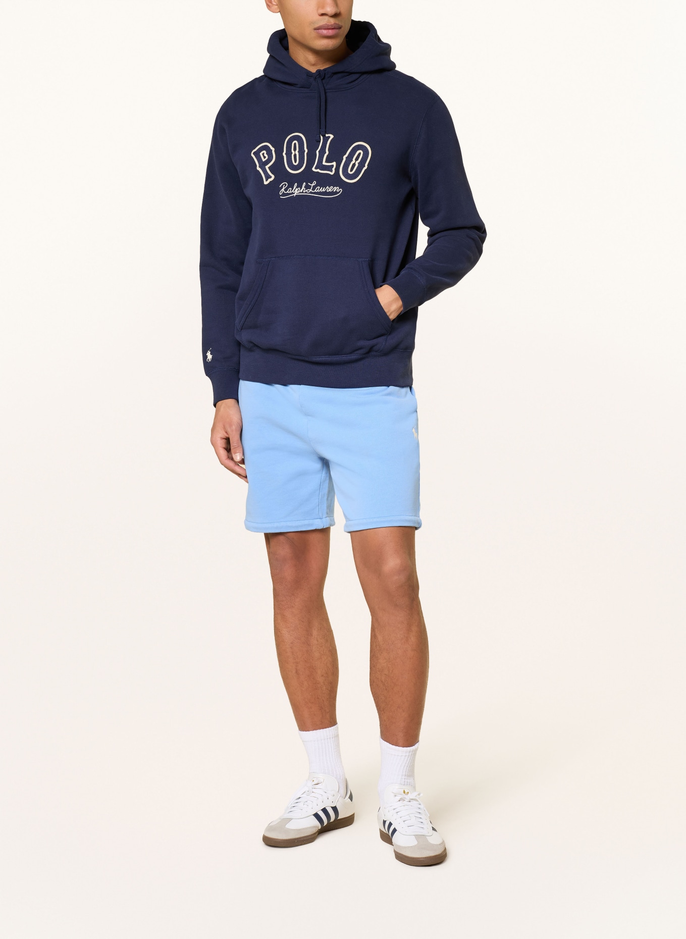 POLO RALPH LAUREN Szorty dresowe: JASNONIEBIESKI