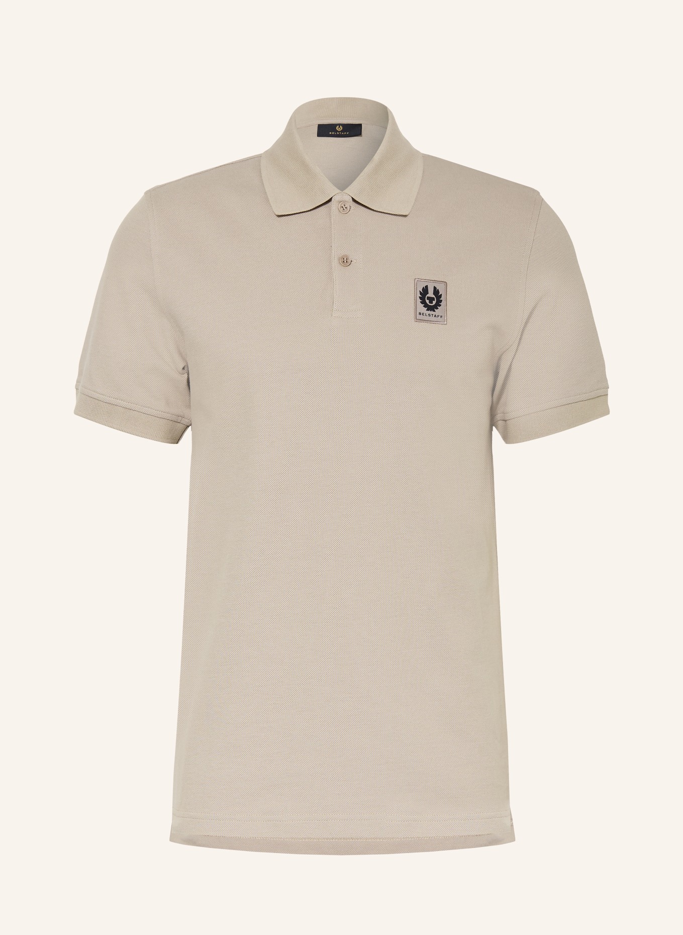 BELSTAFF Piqué-Poloshirt: BEIGE