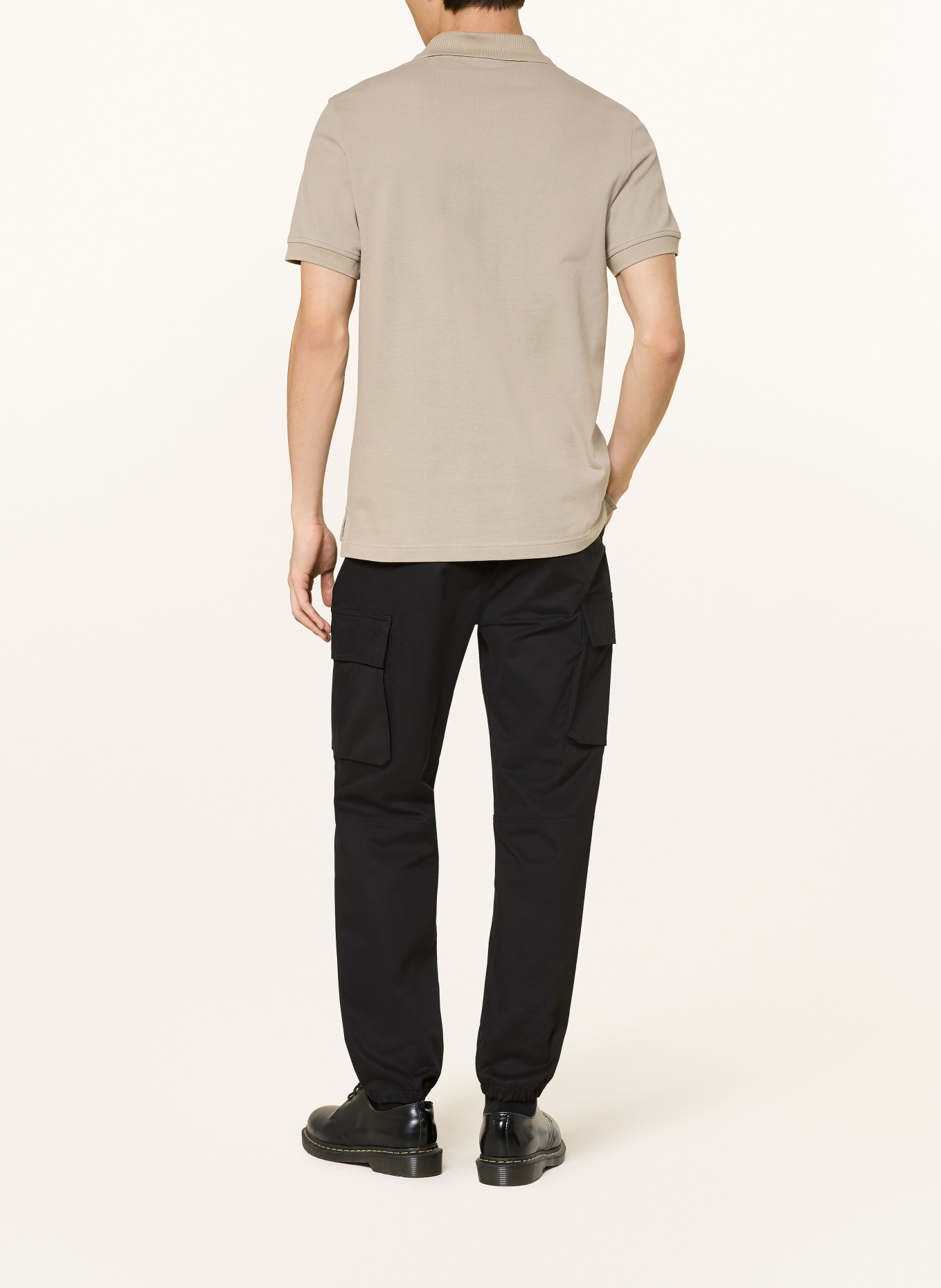 BELSTAFF Piqué-Poloshirt: BEIGE
