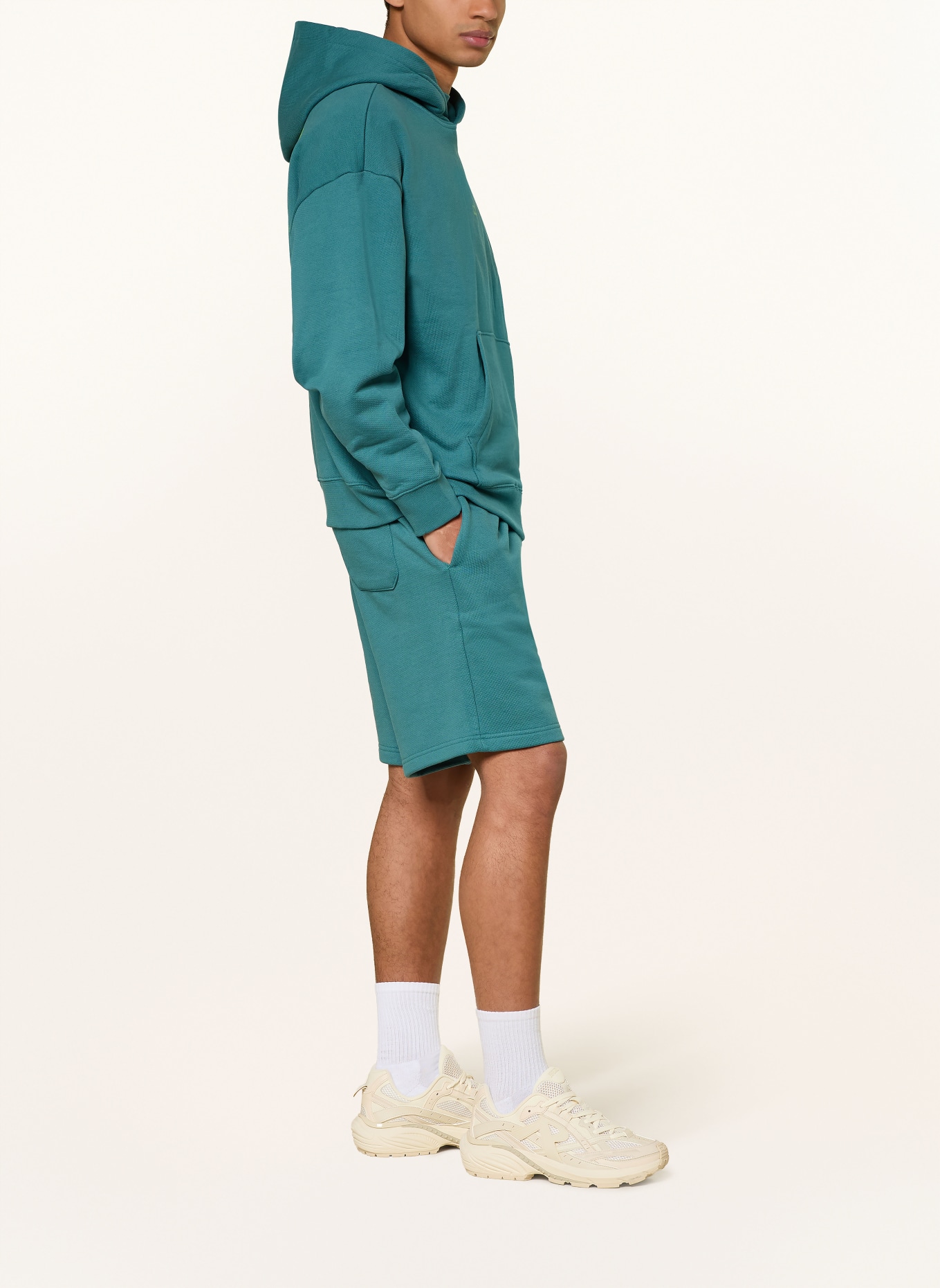 HUGO Hoodie NAZARDO: TÜRKIS