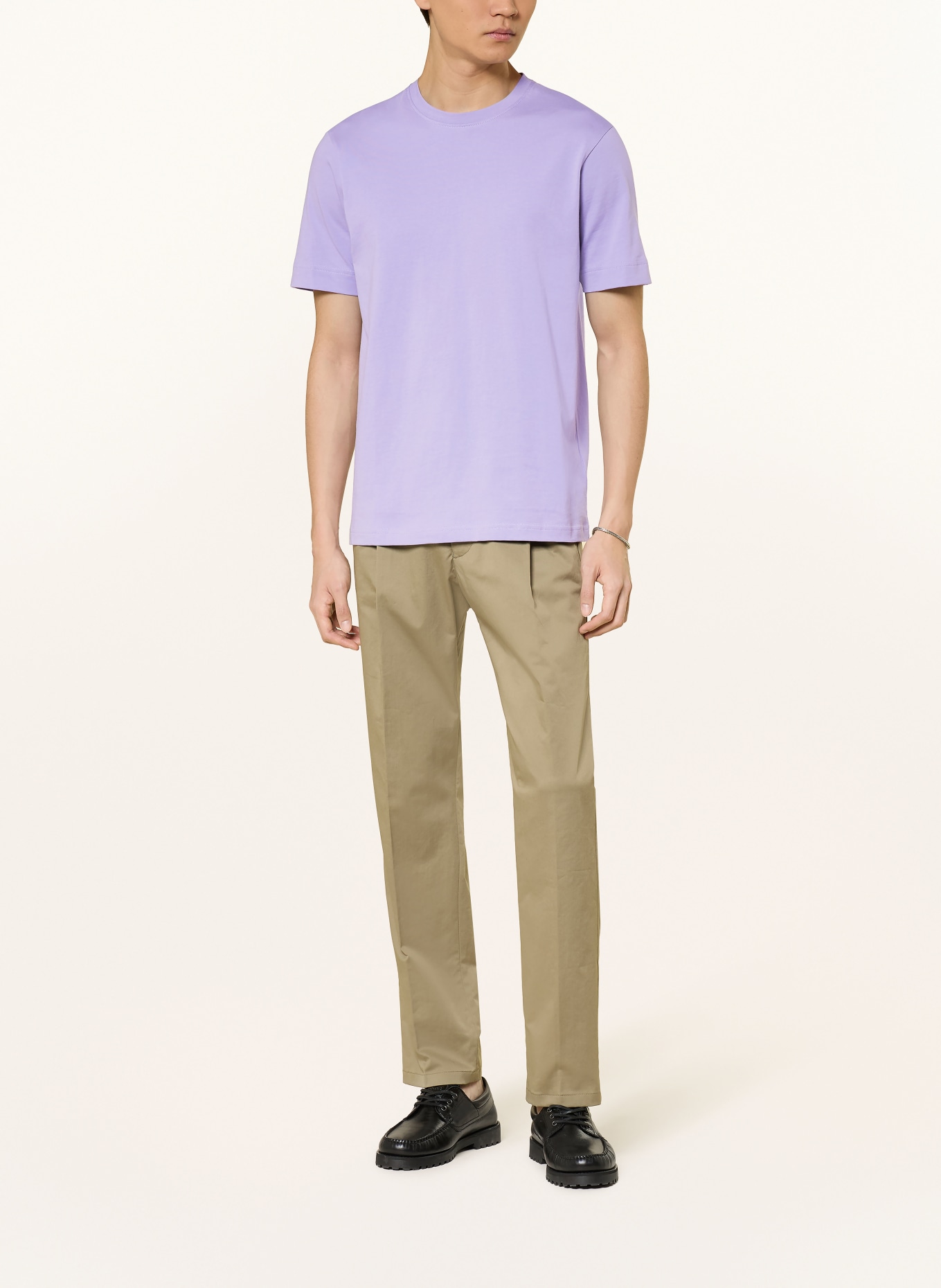 DRYKORN Tričko RAPHAEL: SVĚTLE FIALOVÁ