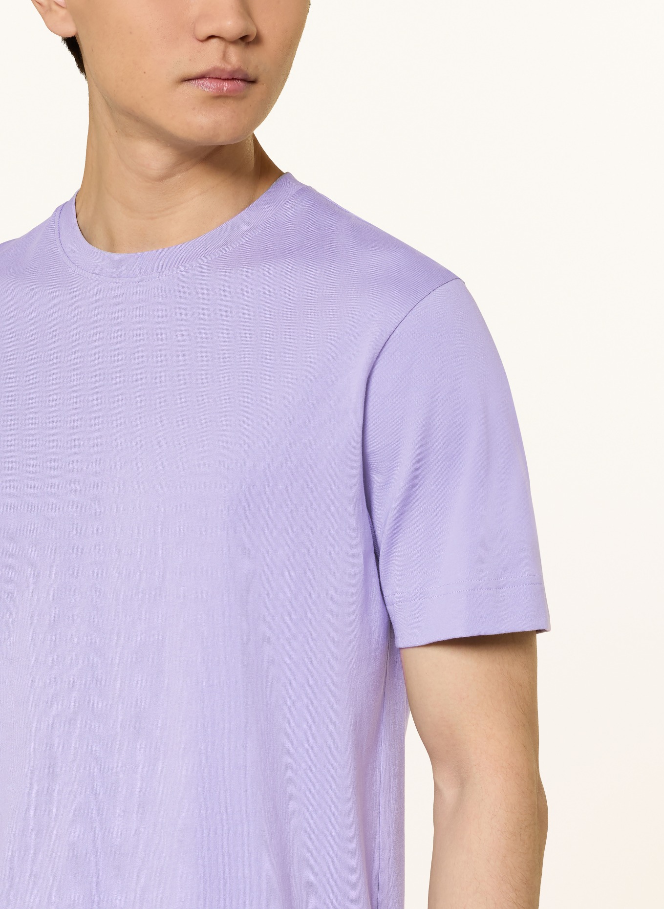 DRYKORN Tričko RAPHAEL: SVĚTLE FIALOVÁ