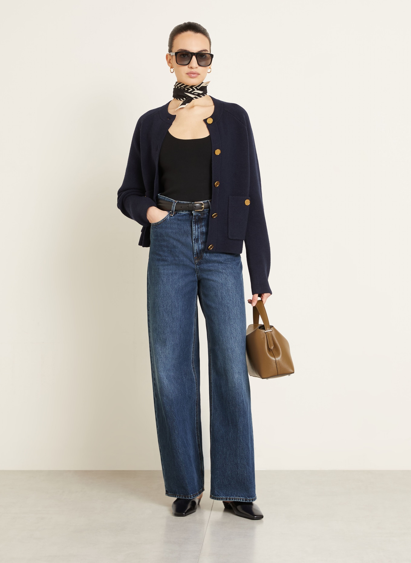 TOTEME Straight Jeans: 067 DK BLUE