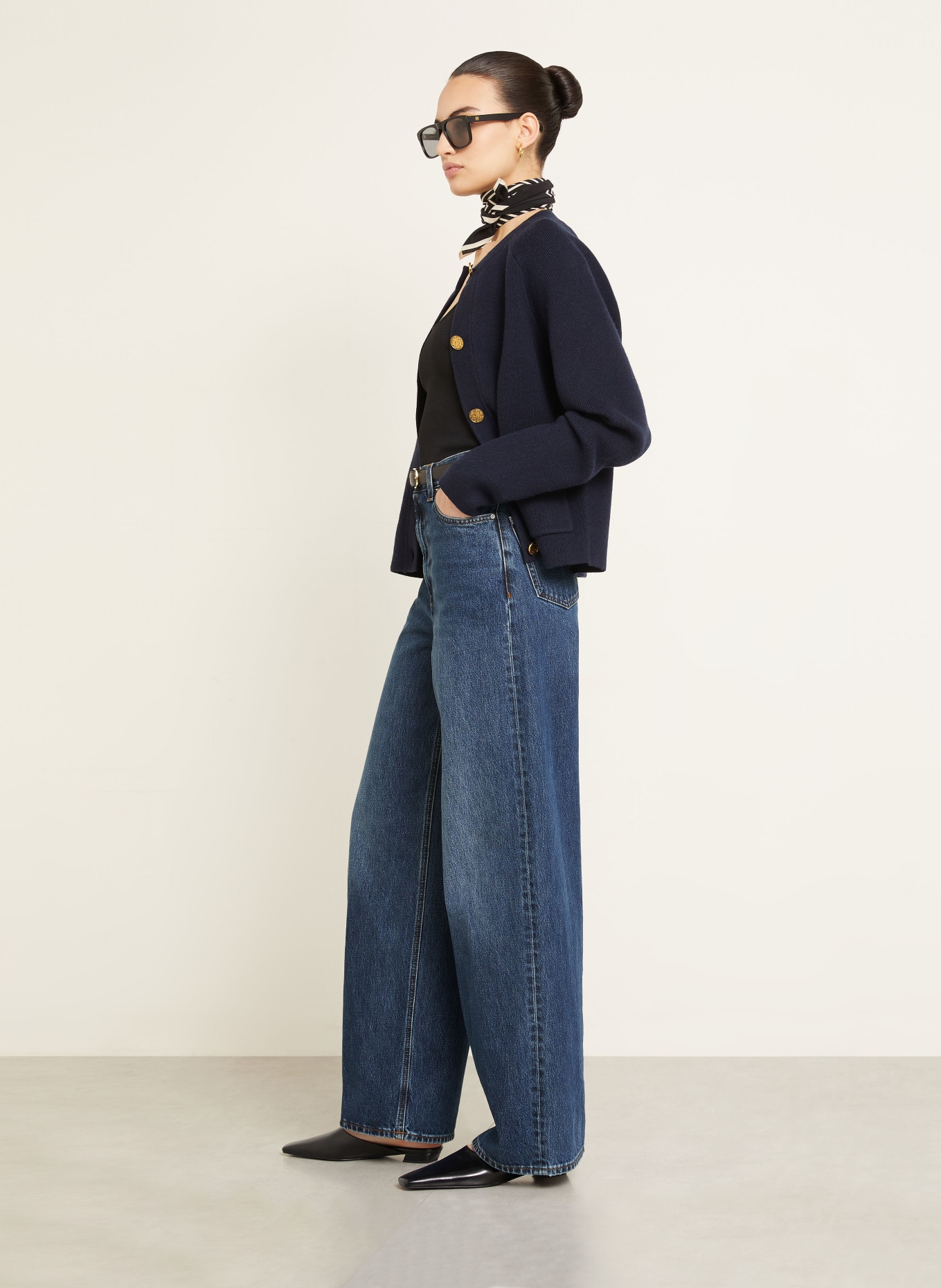 TOTEME Straight Jeans: 067 DK BLUE