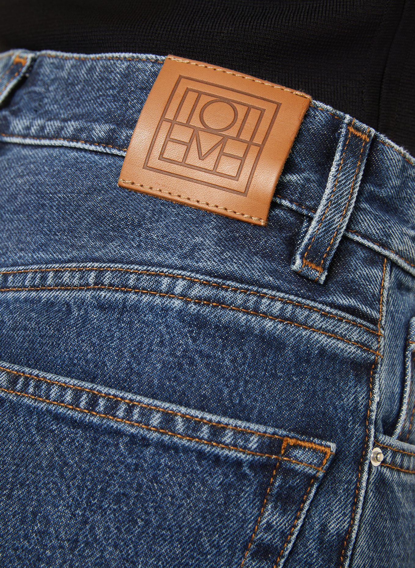 TOTEME Straight Jeans: 067 DK BLUE