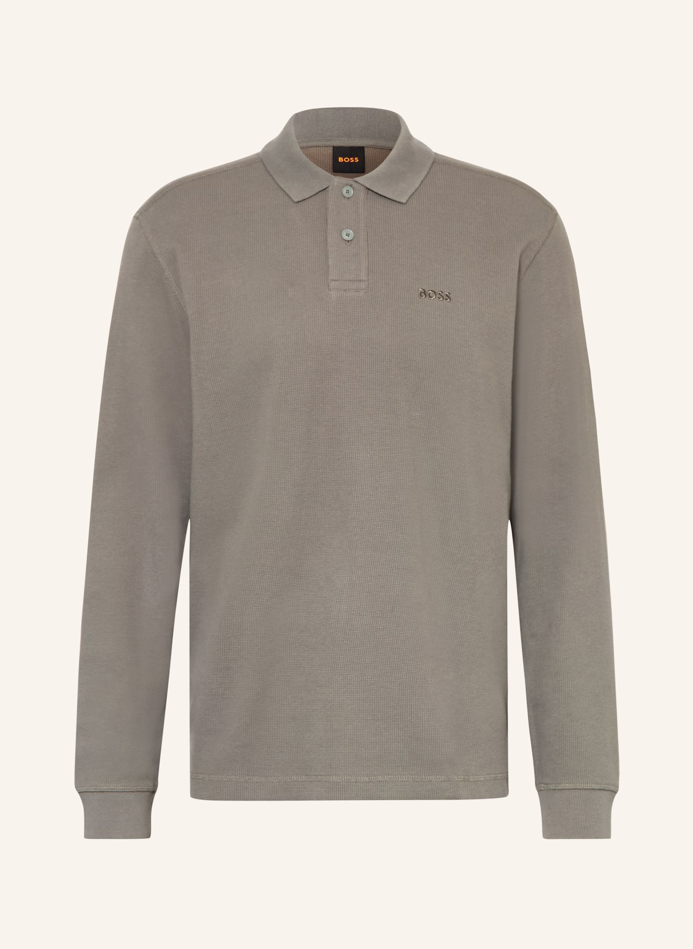 BOSS Piqué-Poloshirt PETE Regular Fit: KHAKI