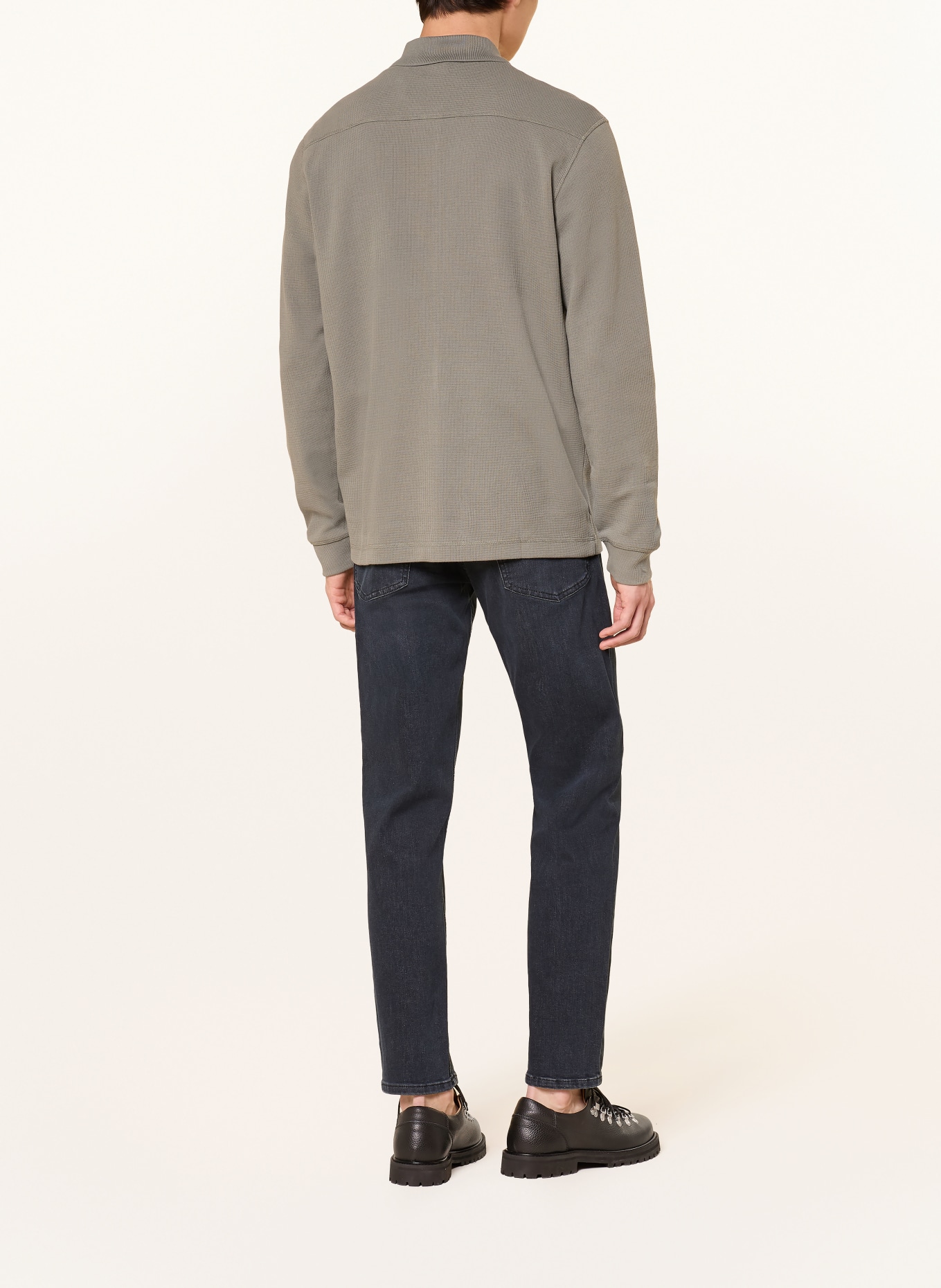 BOSS Piqué-Poloshirt PETE Regular Fit: KHAKI