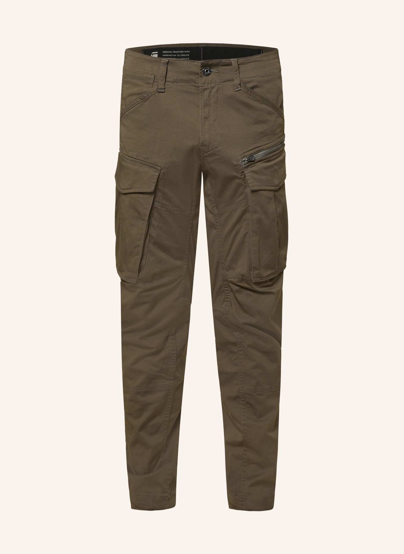 G-Star Cargohose Tapered Fit: OLIV / GRAU
