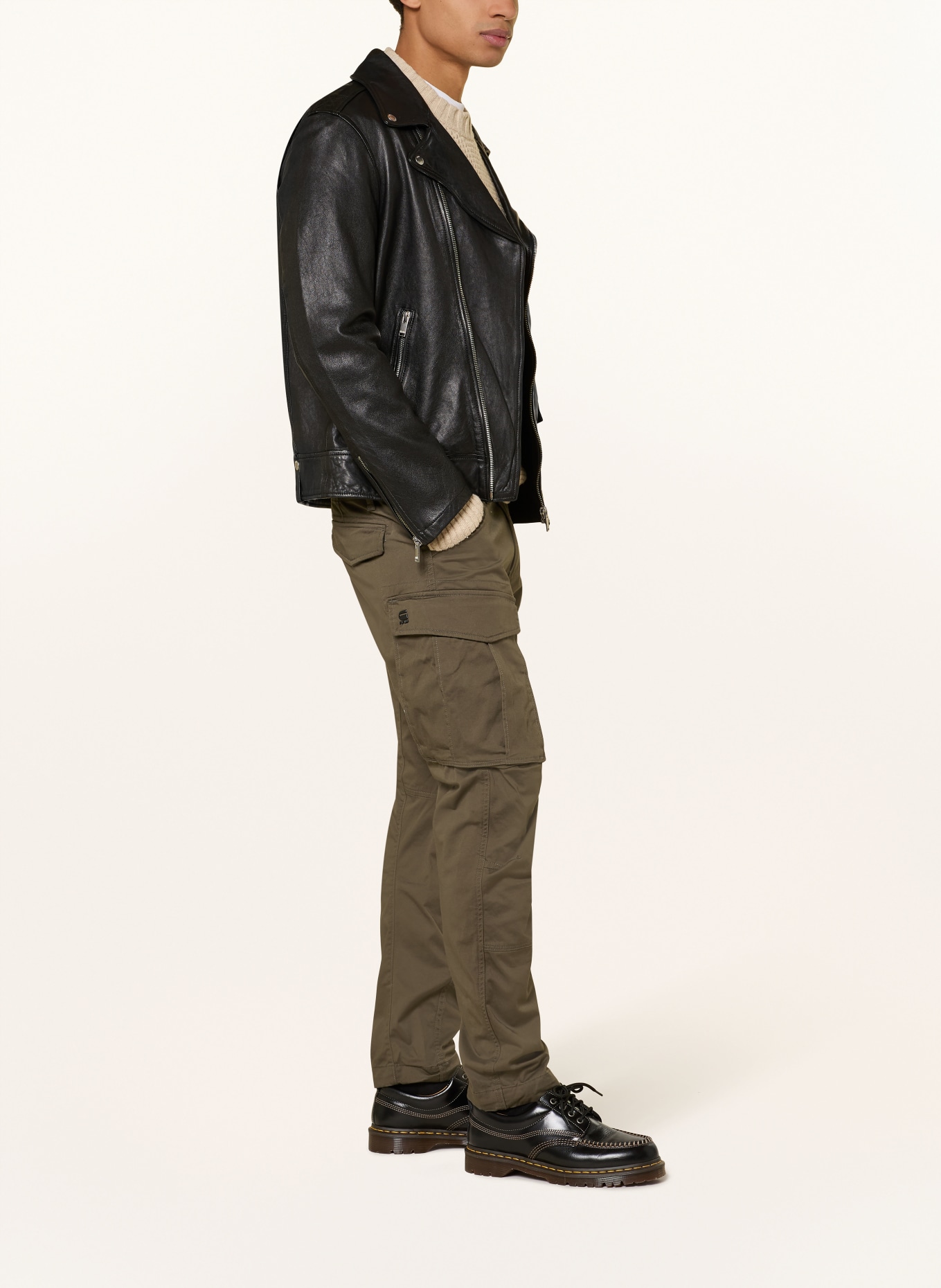 G-Star Cargohose Tapered Fit: OLIV / GRAU