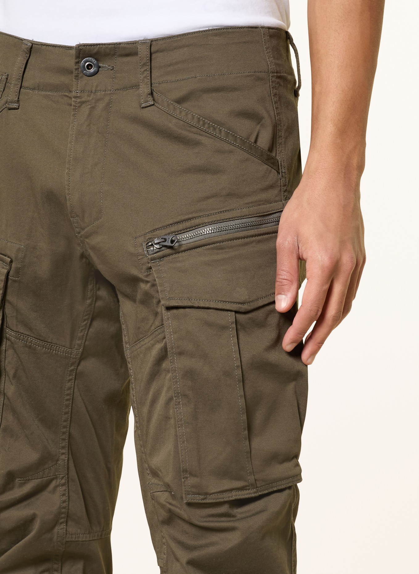 G-Star Cargohose Tapered Fit: OLIV / GRAU