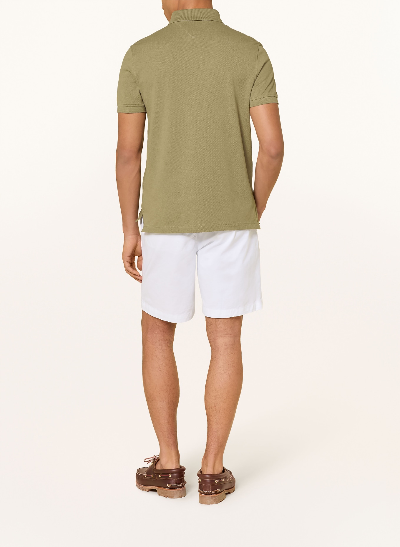 TOMMY HILFIGER Piqué-Poloshirt Regular Fit: OLIV