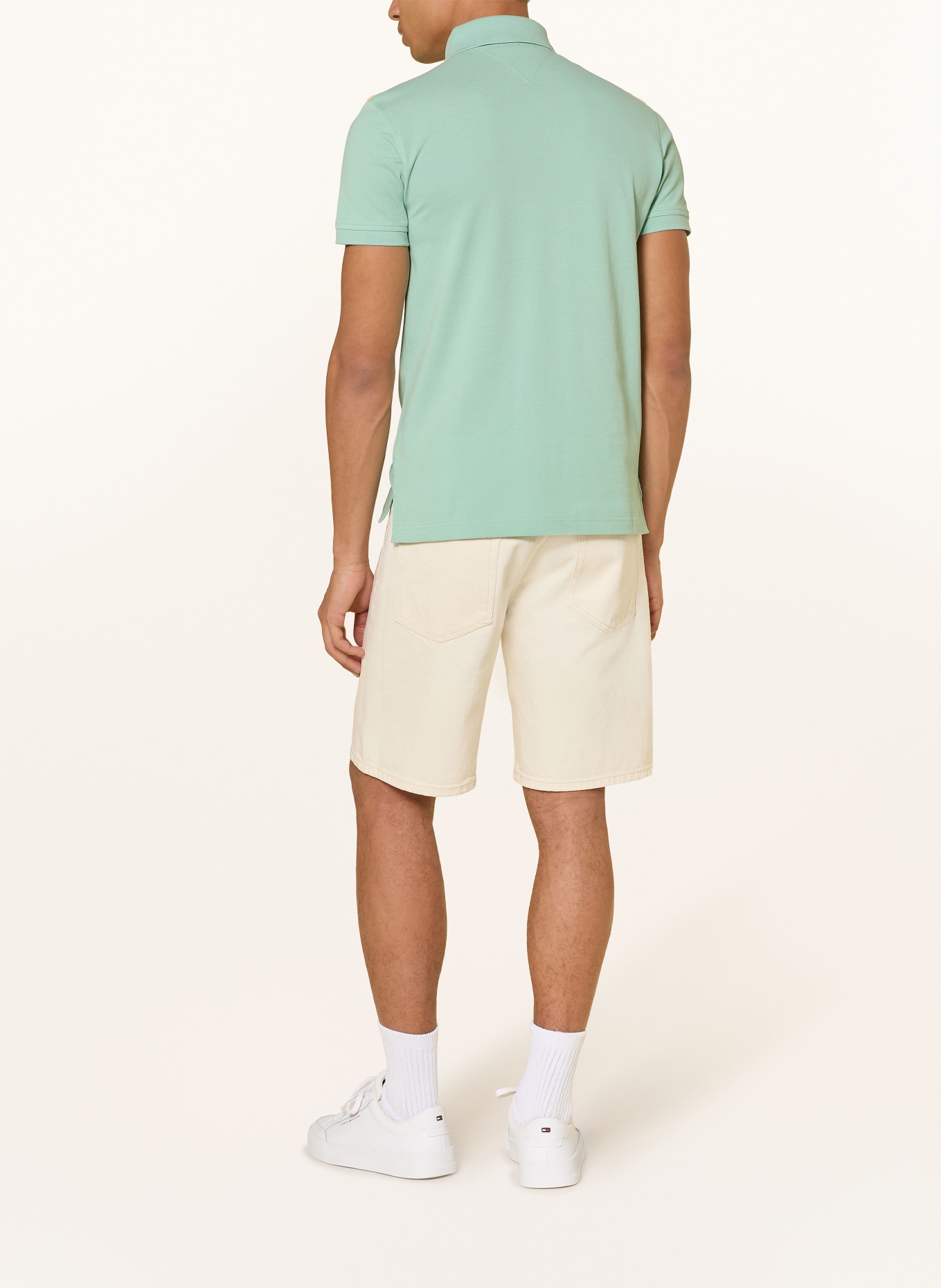 TOMMY HILFIGER Piqué-Poloshirt Slim Fit: MINT