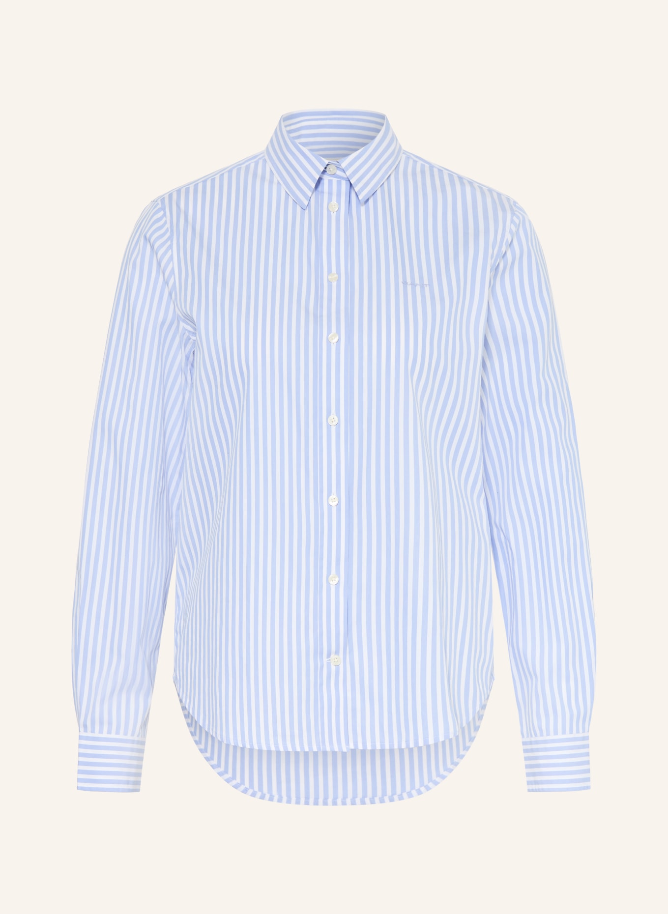 GANT Hemdbluse: HELLBLAU / WEISS