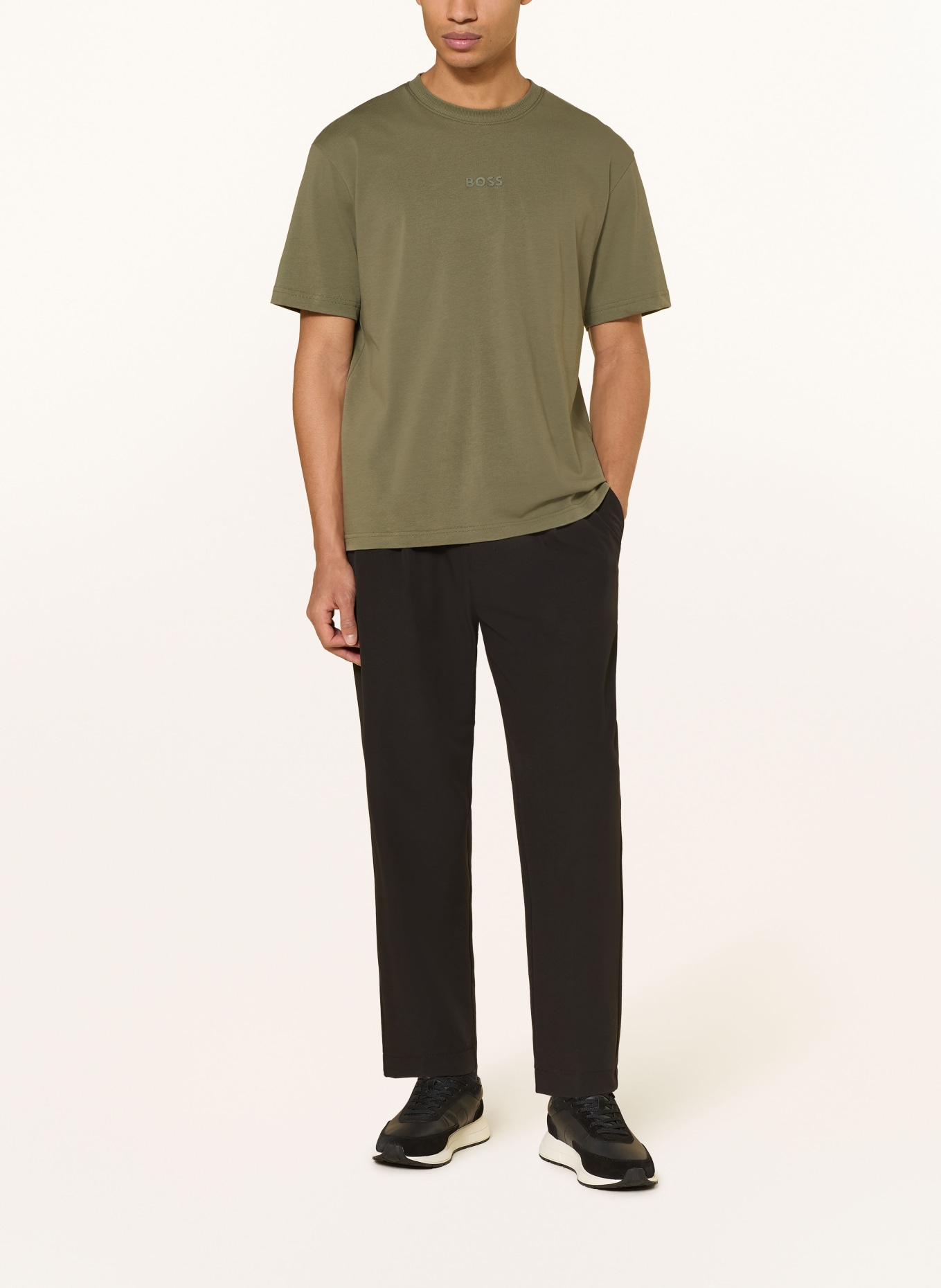 BOSS T-shirt: KHAKI