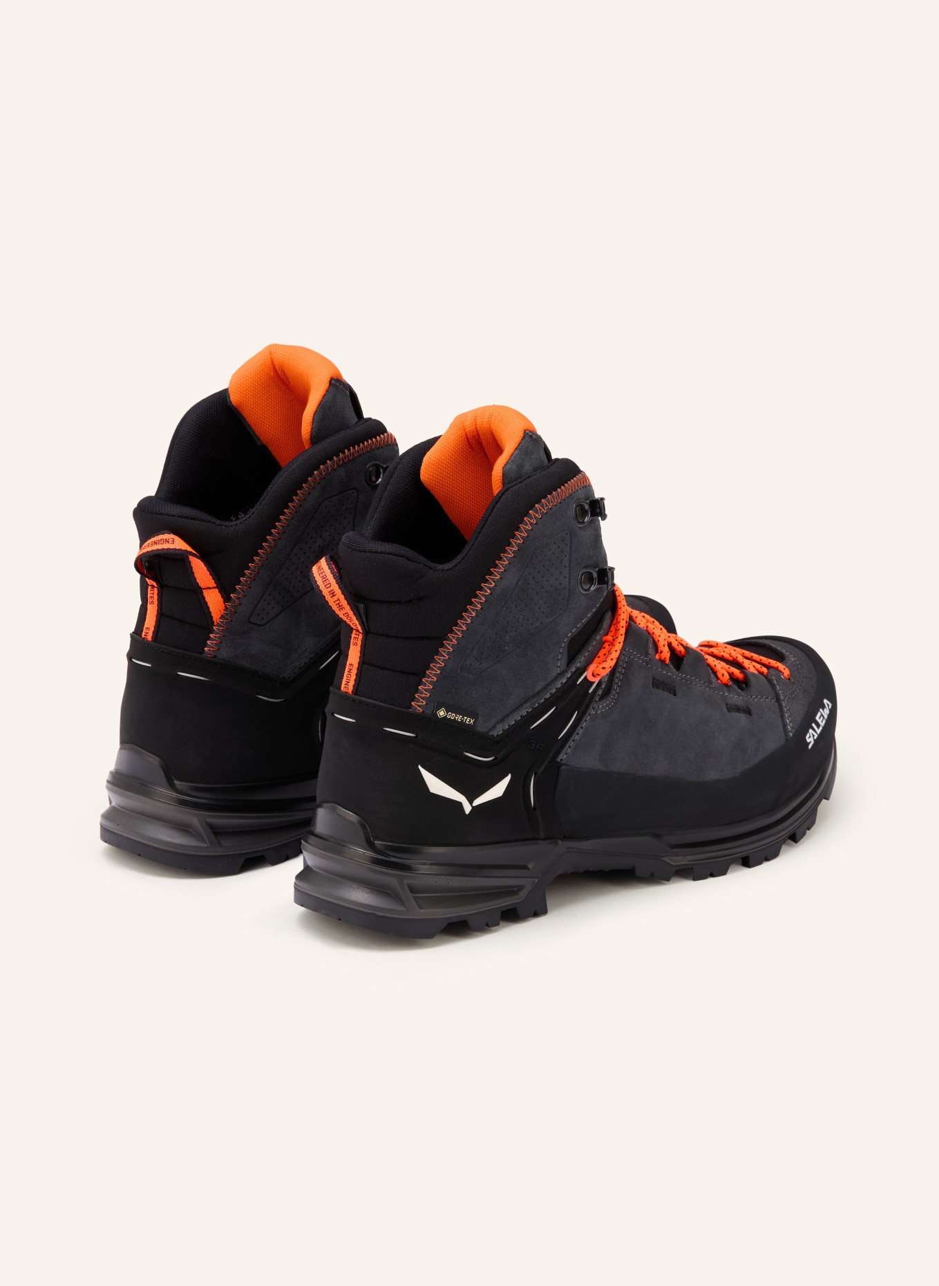 SALEWA Bergschuhe MOUNTAIN TRAINER 2 MID GTX: DUNKELGRAU / ORANGE / SCHWARZ