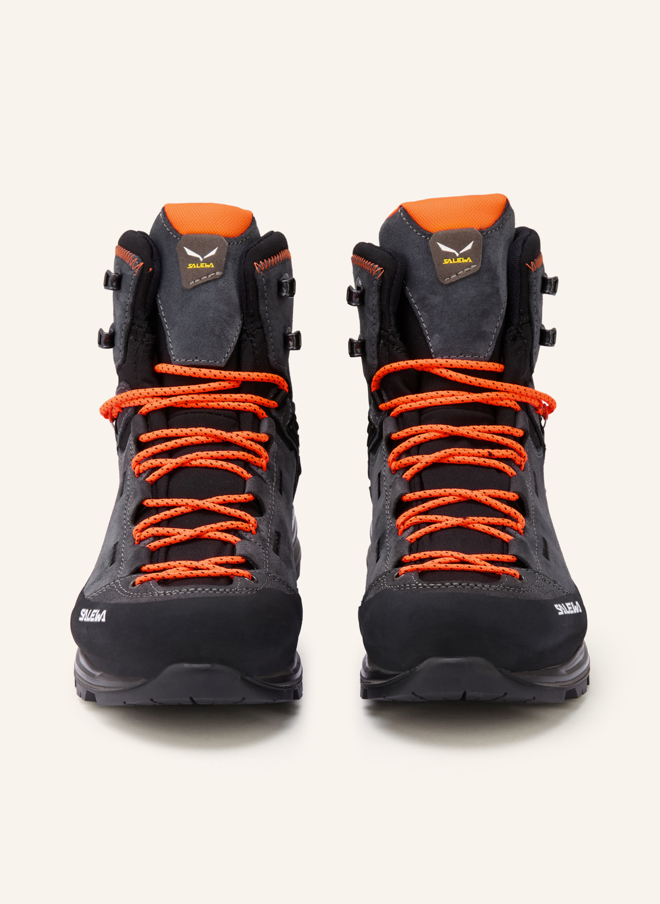 SALEWA Bergschuhe MOUNTAIN TRAINER 2 MID GTX: DUNKELGRAU / ORANGE / SCHWARZ