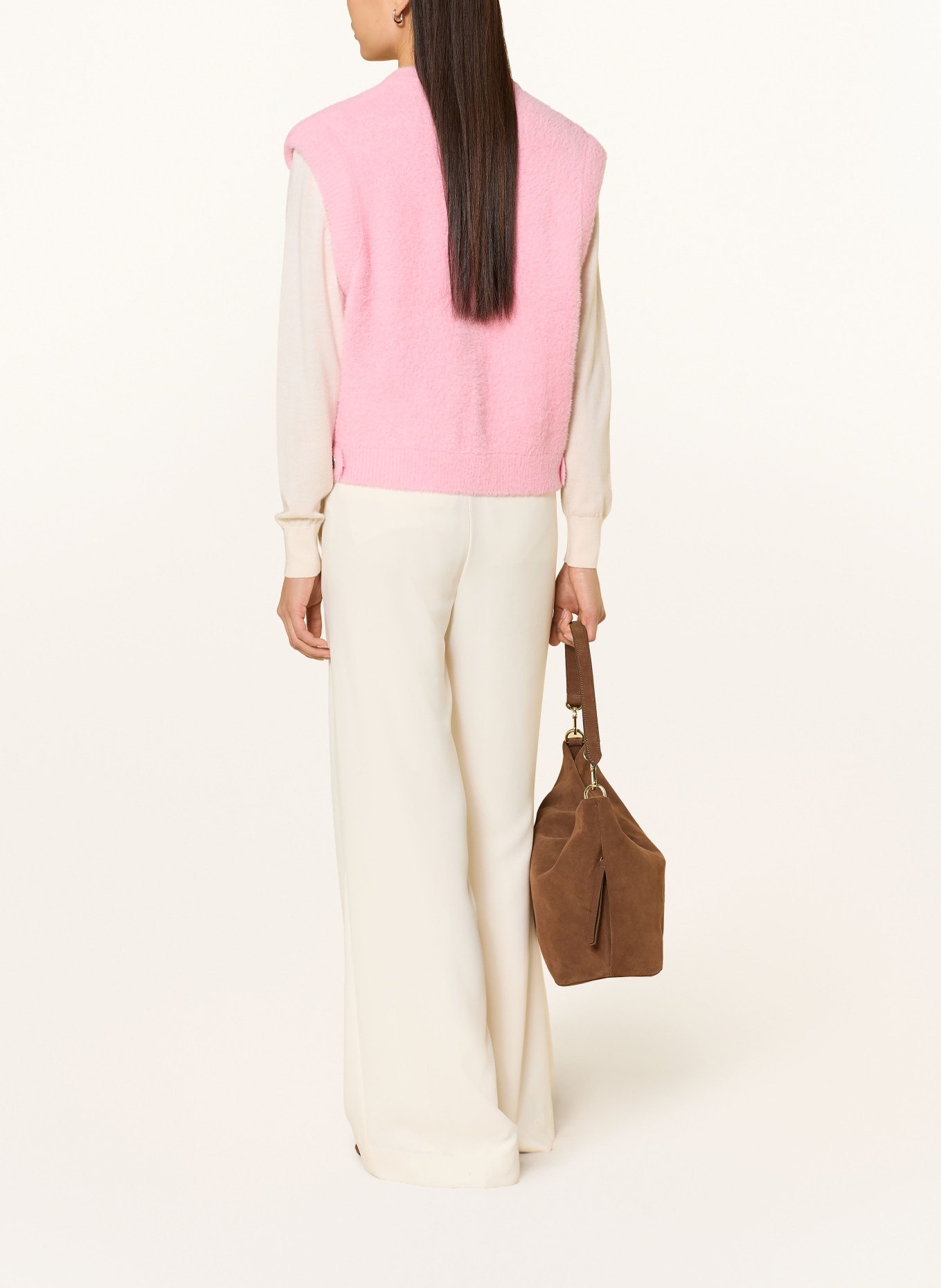 RINO & PELLE Pokrowiec z dzianiny ELONA: RÓŻOWY