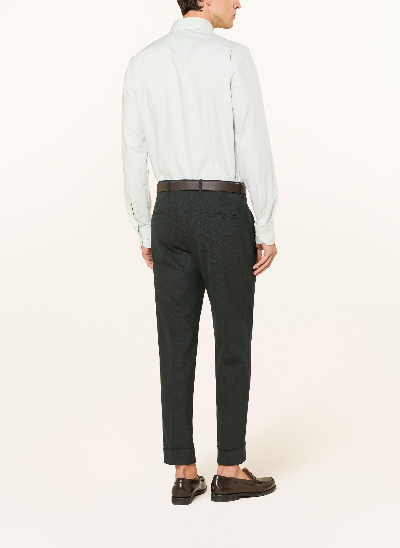 OLYMP Koszula Luxor 24/Seven modern fit z bardzo długimi rękawami: JASNOZIELONY