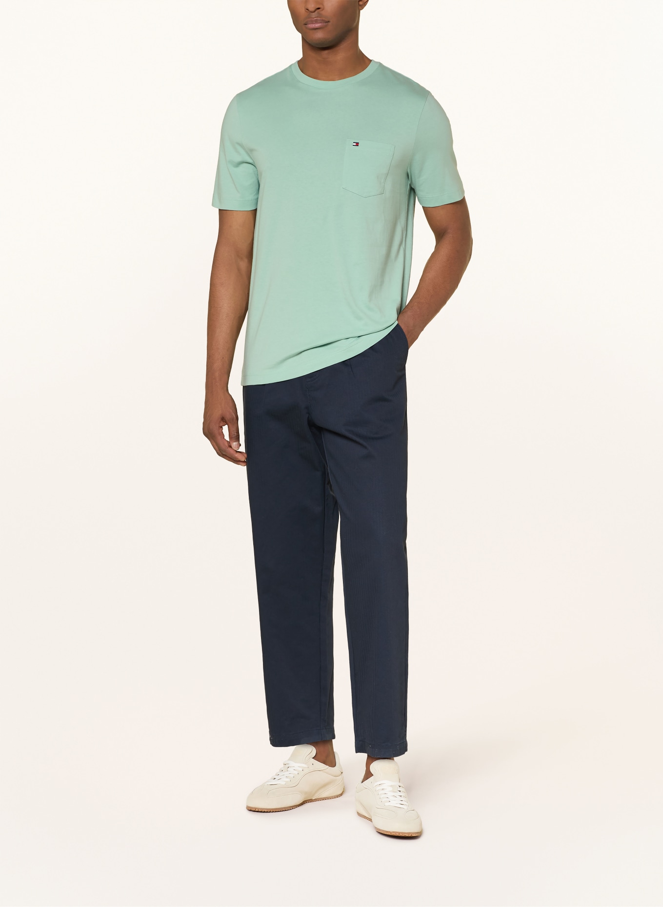 TOMMY HILFIGER Tričko: MÁTOVÁ