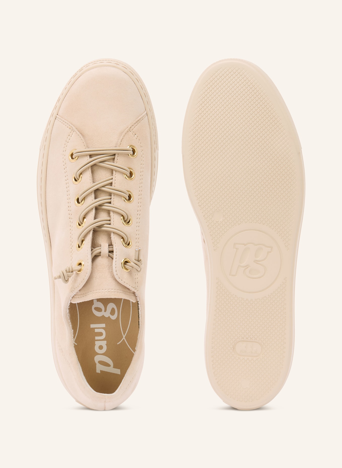 paul green Sneaker: BEIGE