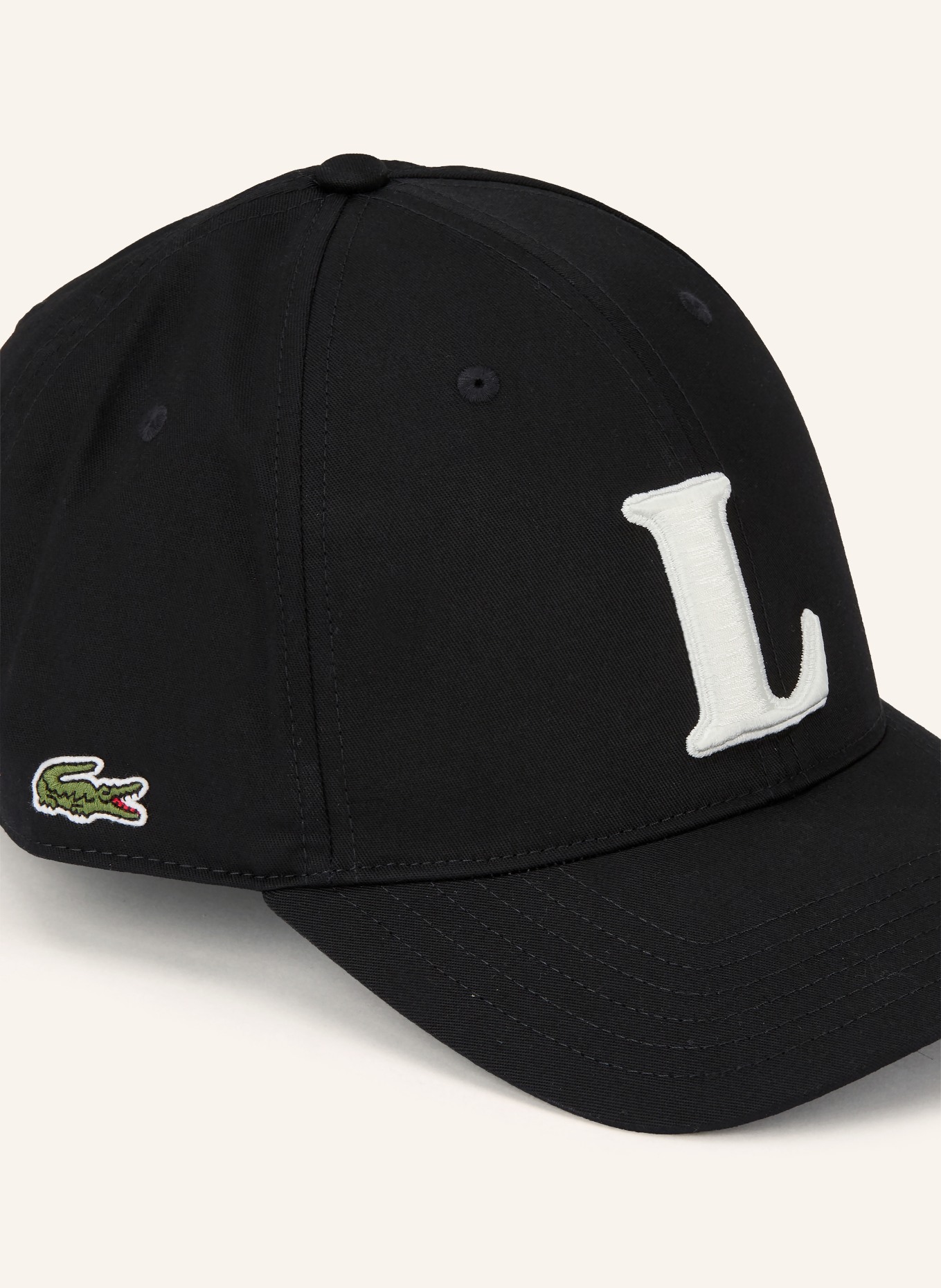 LACOSTE Cap: SCHWARZ / GRÜN / WEISS