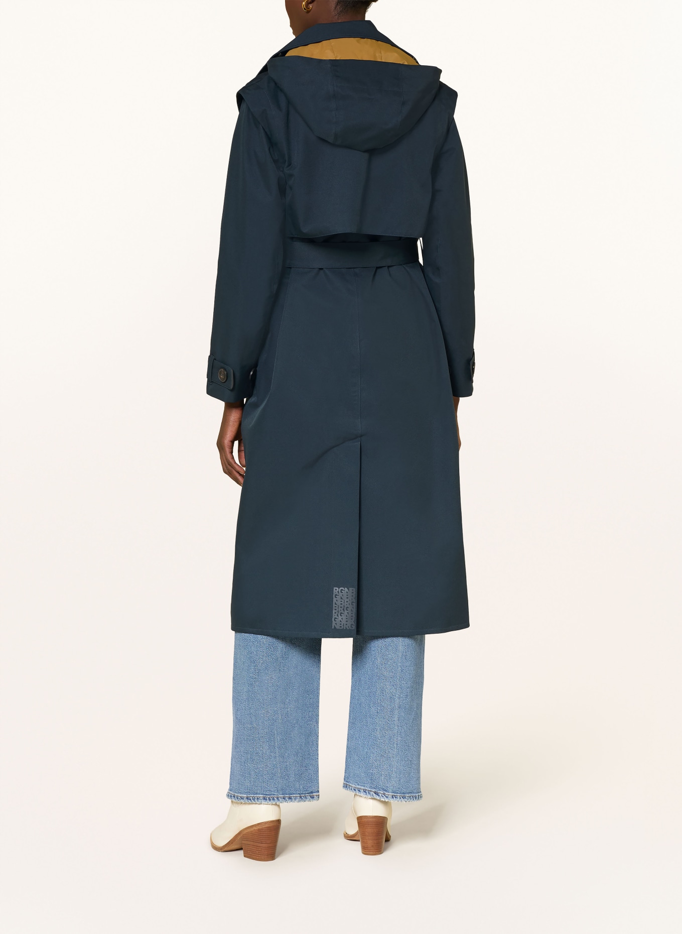 BRGN Regenmantel REGNDRÅPE: DUNKELBLAU