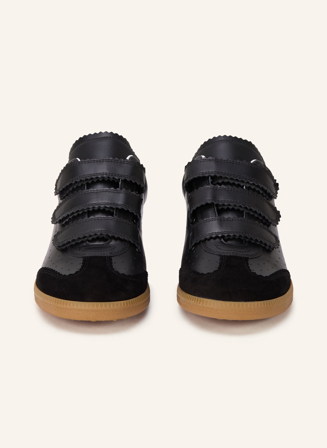 ISABEL MARANT Sneakersy BETH: CZARNY / BIAŁY