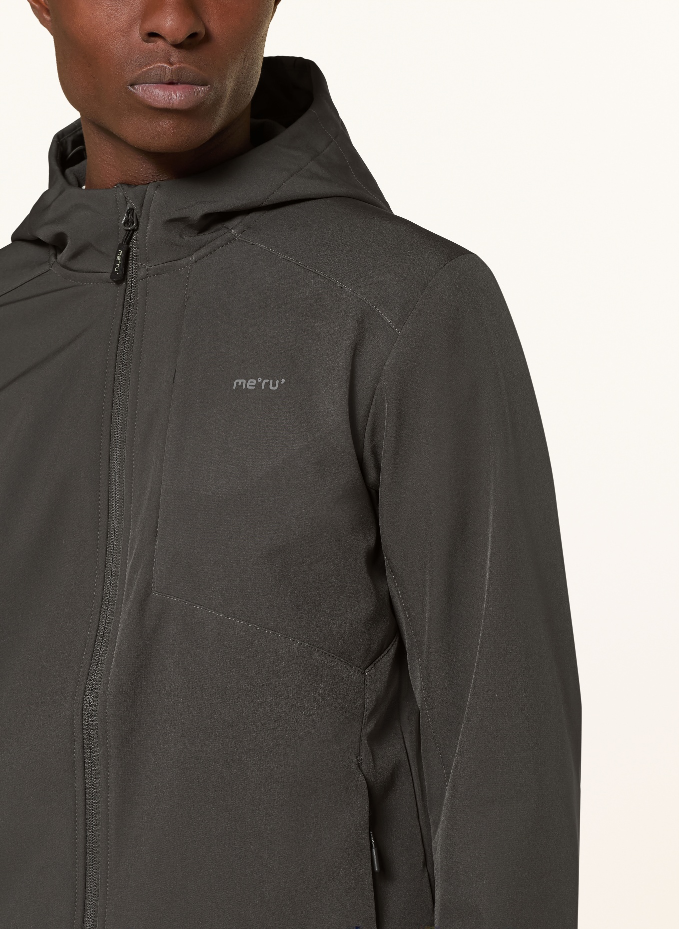 me°ru' Softshell-Jacke TOULOUSE: SCHWARZ