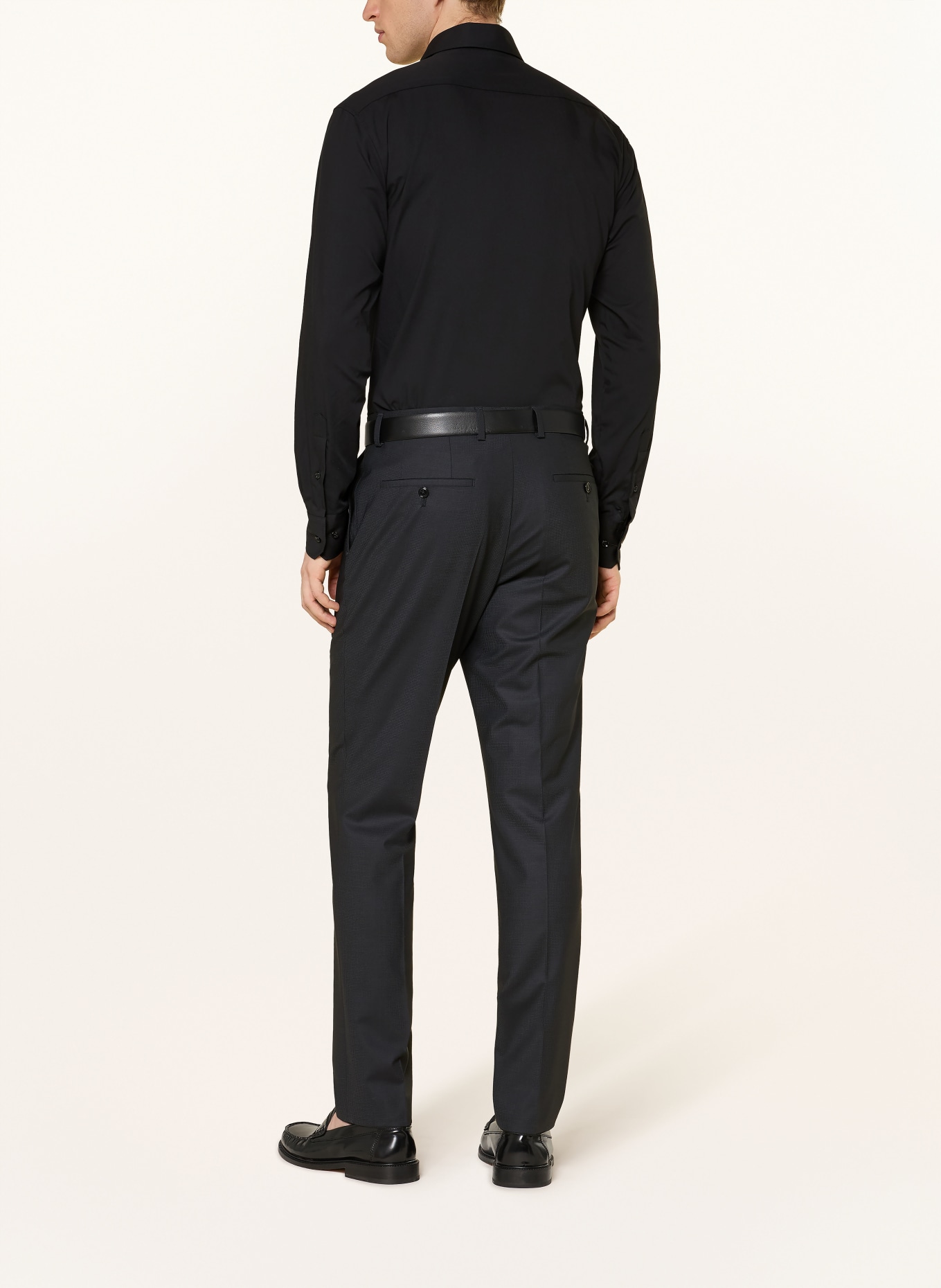 ETERNA Hemd Modern Fit: SCHWARZ