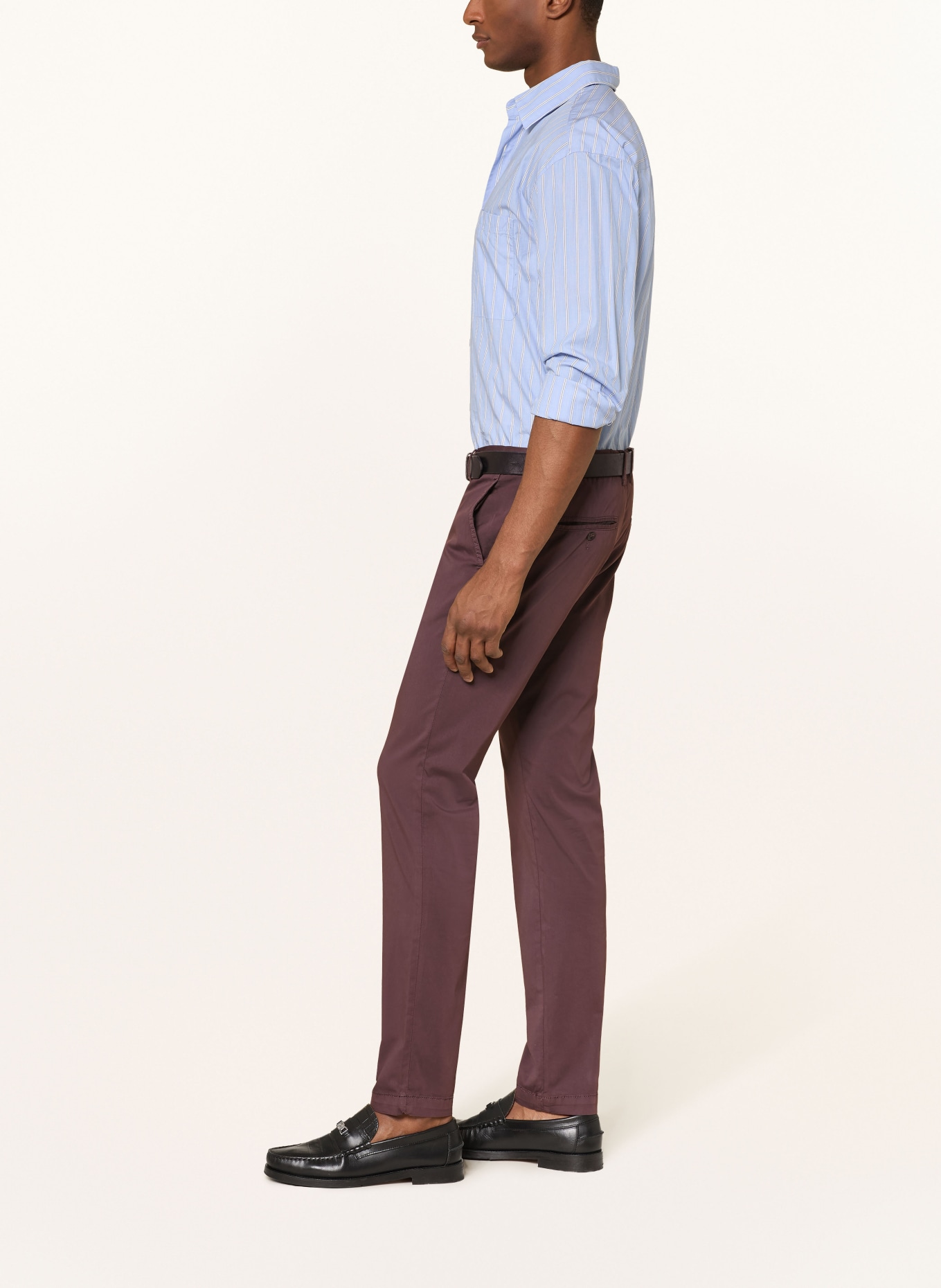 ALBERTO Chino JUMP slim fit: DARK RED