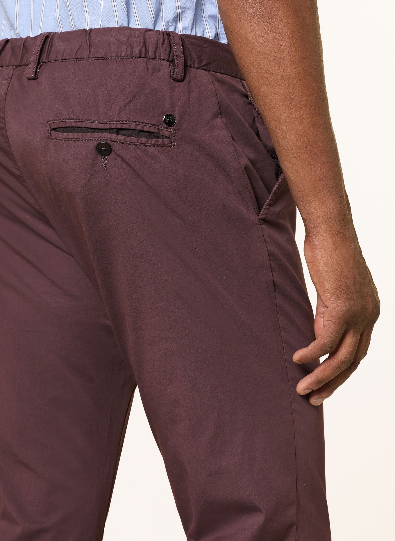 ALBERTO Chino JUMP slim fit: DARK RED