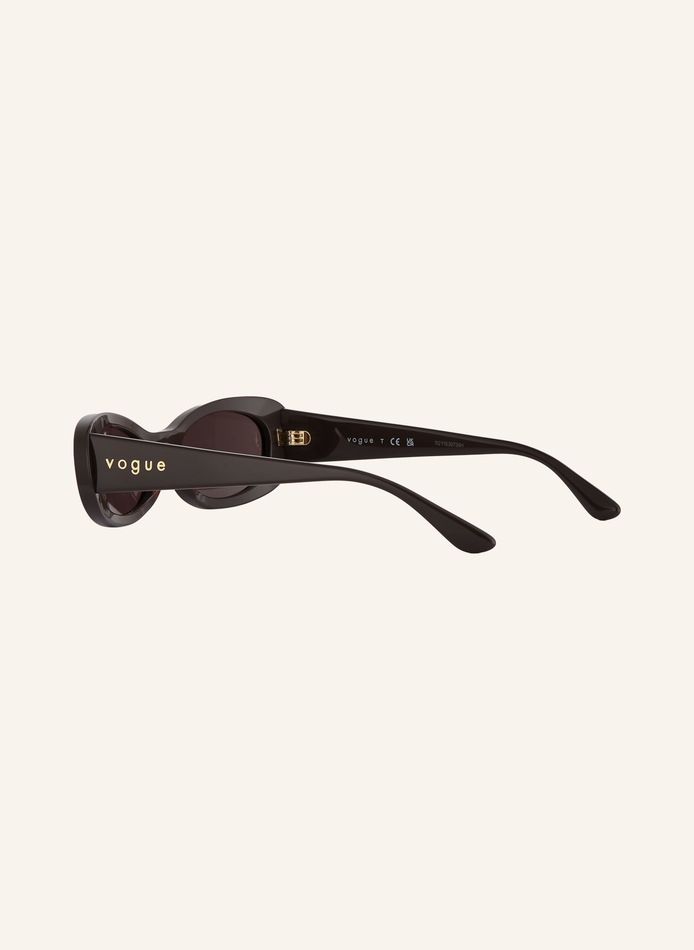 VOGUE Sonnenbrille VO5582S: DUNKELBRAUN/ SCHWARZ