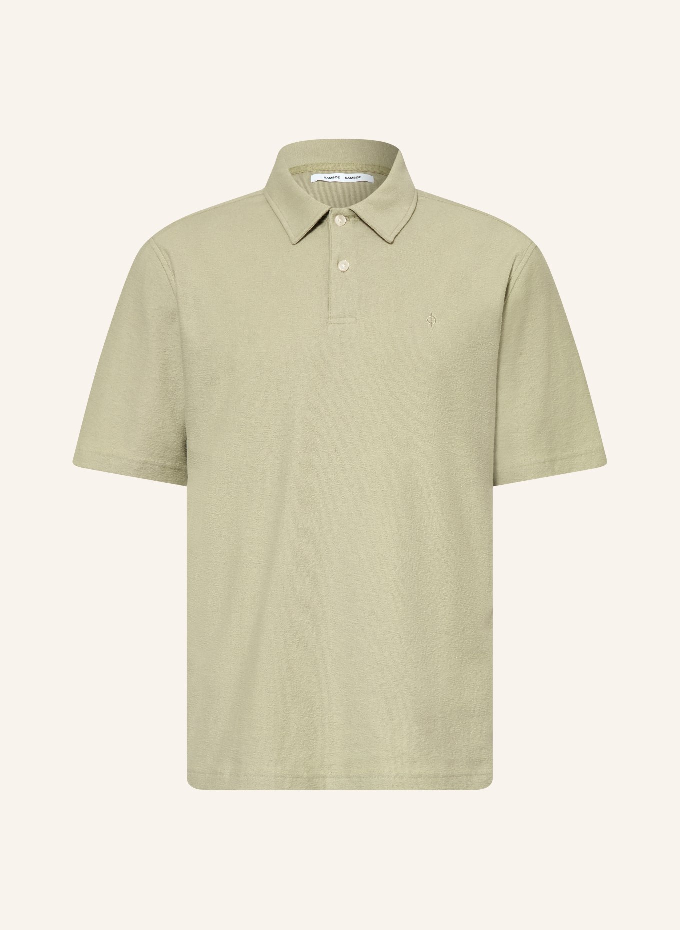 SAMSØE  SAMSØE Jersey polo shirt SAKVISTBRO Regular fit: LIGHT GREEN