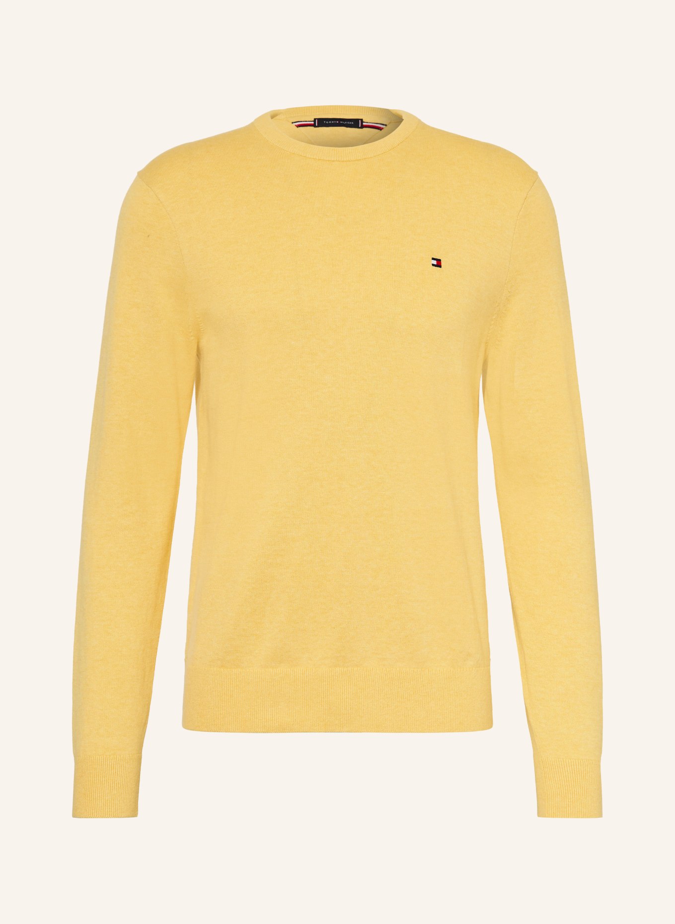 TOMMY HILFIGER pull: JAUNE