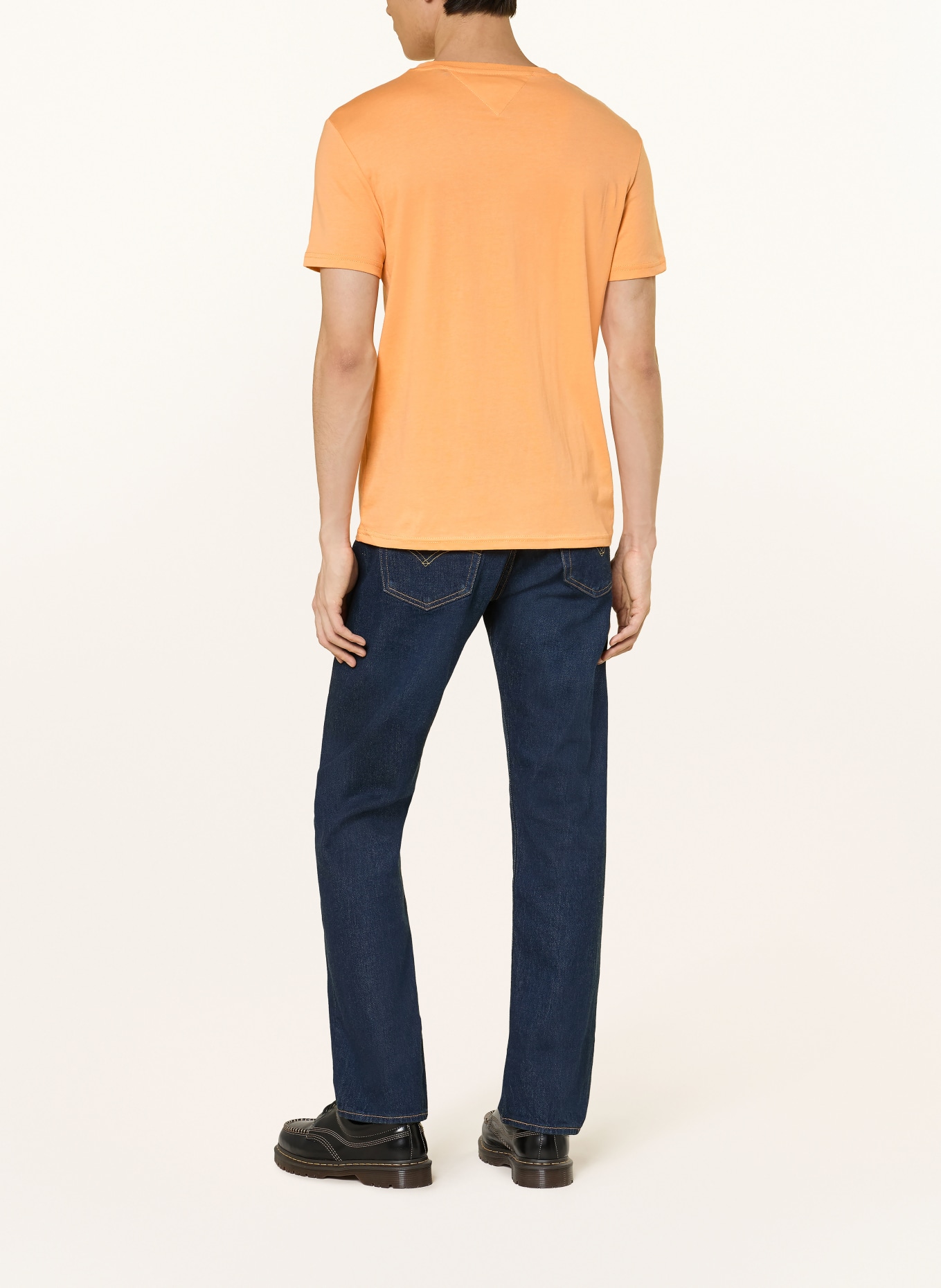 TOMMY JEANS Tričko: ORANŽOVÁ