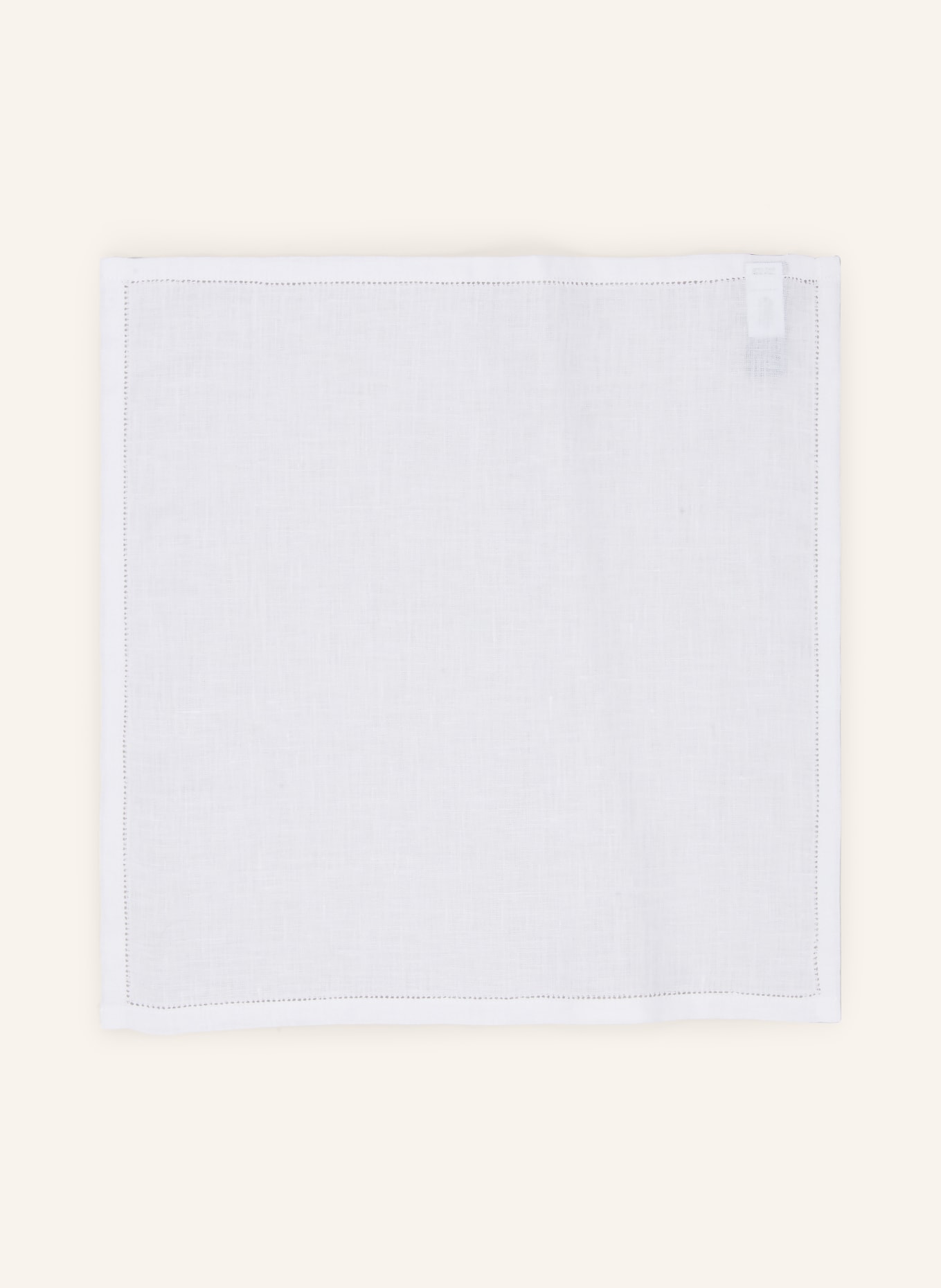 POLO RALPH LAUREN Linen pocket square: WHITE