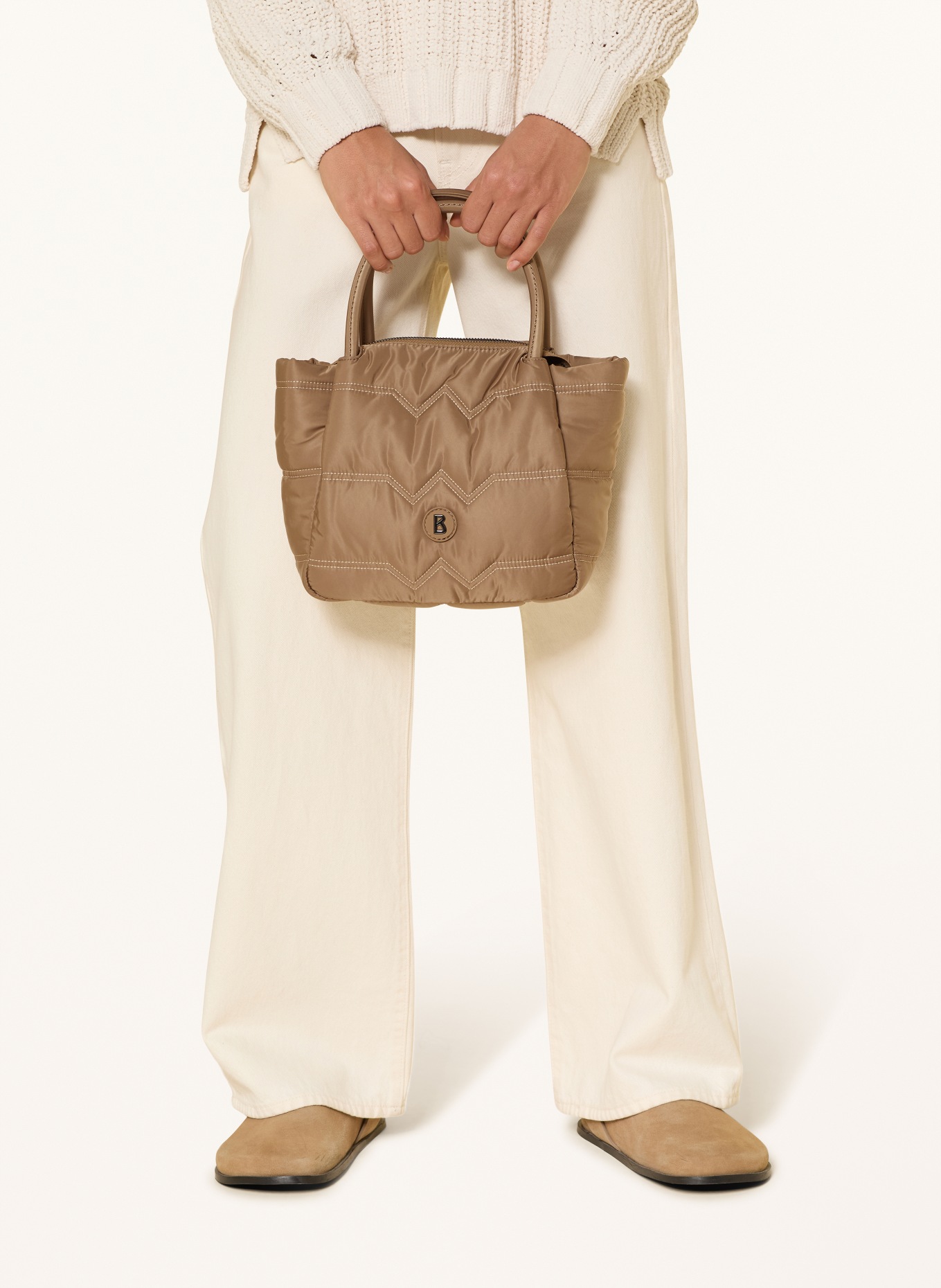 BOGNER Handtasche WALLIS TESSUTO: HELLBRAUN