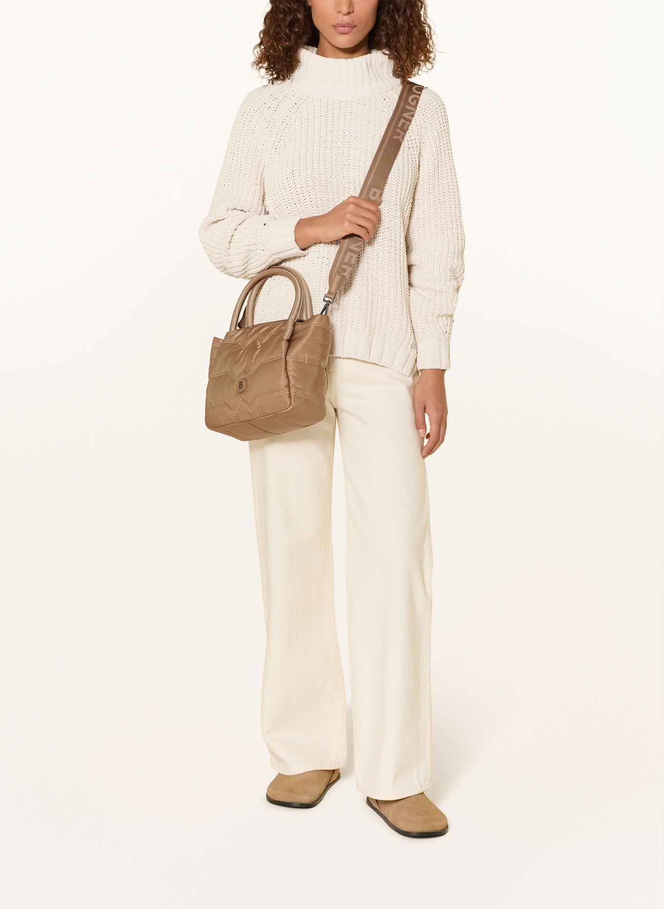 BOGNER Handtasche WALLIS TESSUTO: HELLBRAUN