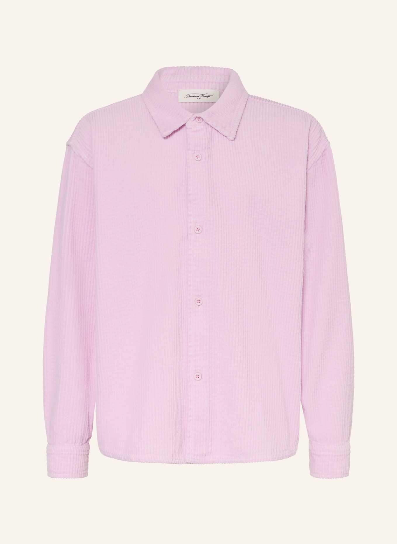 American Vintage Koszula wierzchnia ze sztruksu: JASNORÓŻOWY