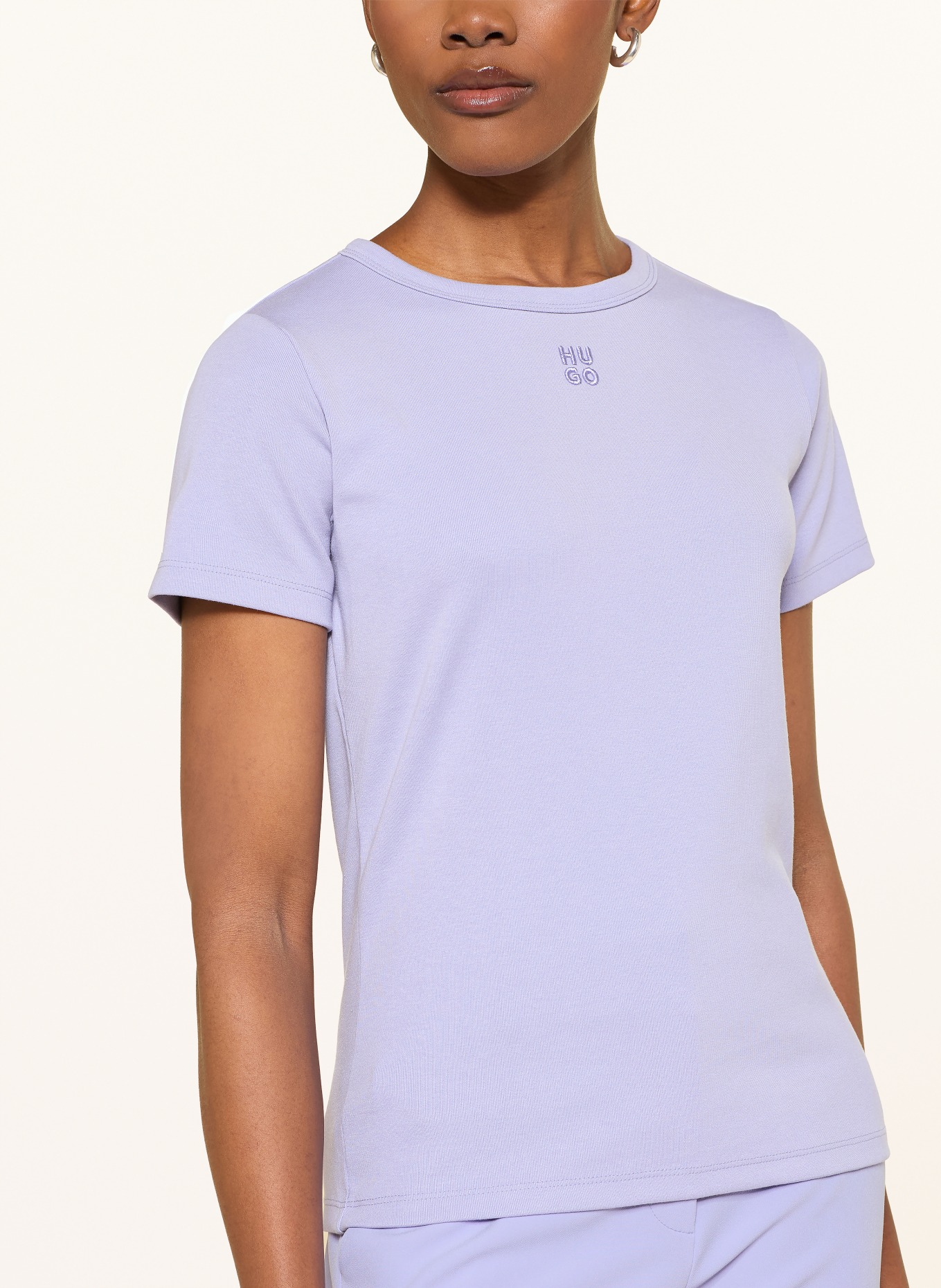 HUGO DELORIS T-shirt: LIGHT PURPLE