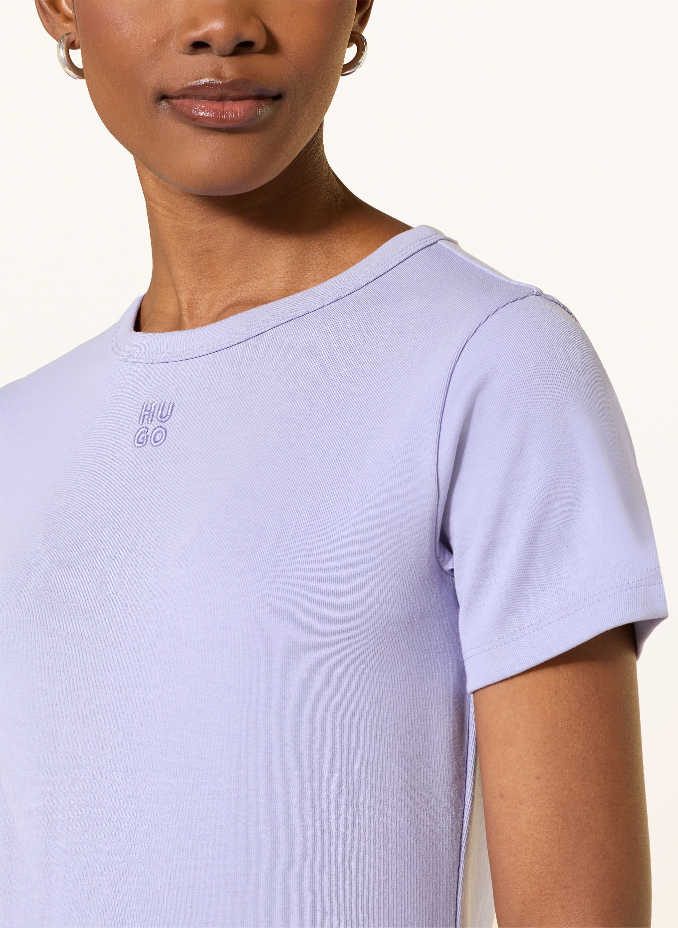 HUGO DELORIS T-shirt: LIGHT PURPLE