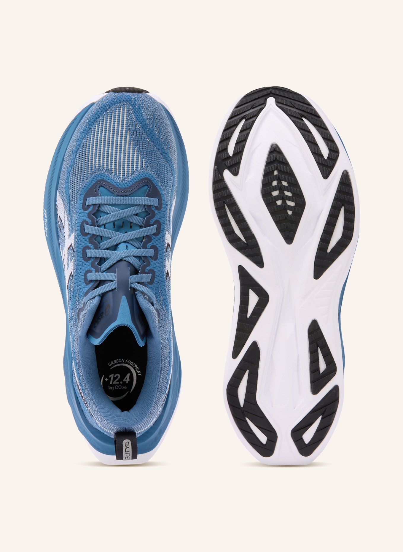 ASICS Běžecké boty SUPERBLAST 2: MODRÁ / TMAVĚ MODRÁ / ČERNÁ