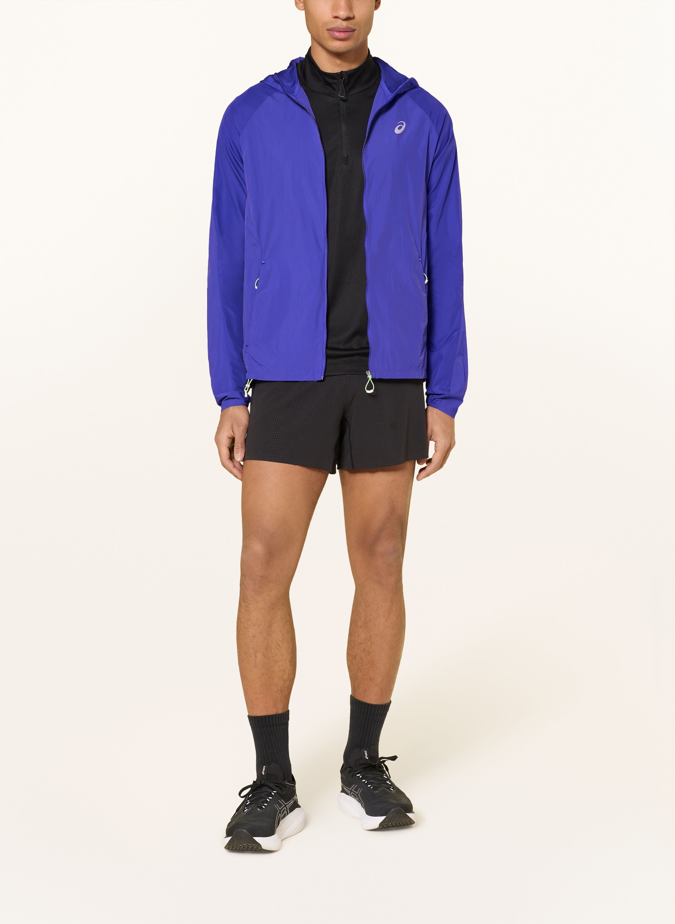 ASICS Kurtka do biegania ROAD: NIEBIESKI