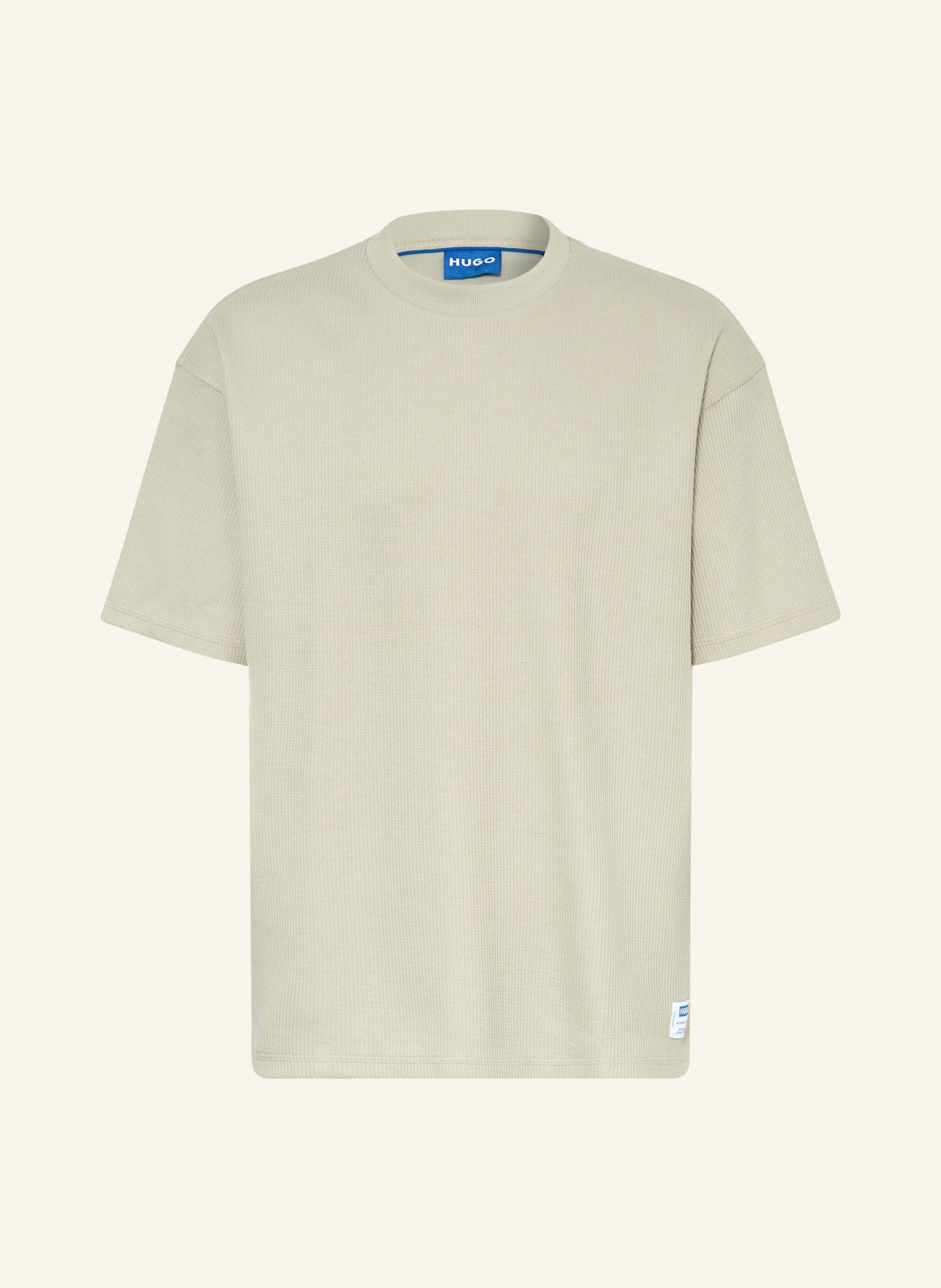 HUGO T-Shirt NUWAFFLE: HELLGRÜN